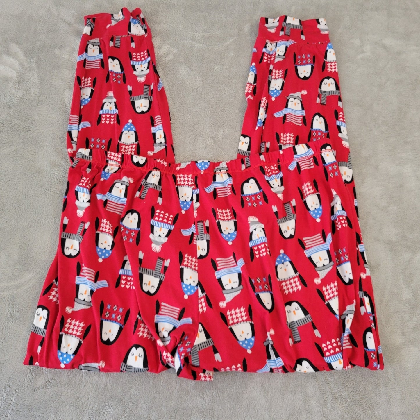 Secret Treasures Womens Pajama Pants 2X 18W 20W Plus Red Penguins Loungewear