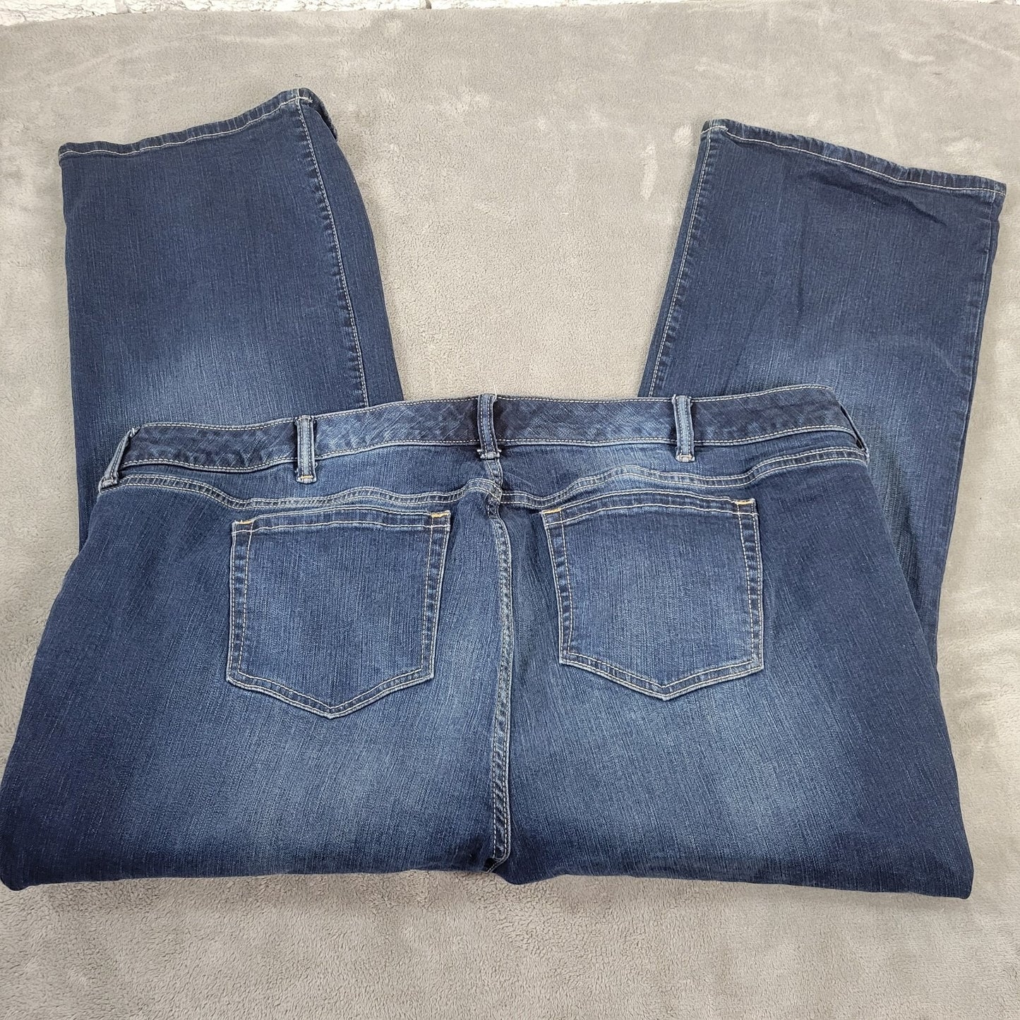 Torrid Womens Jeans 28XS 28XP Boot Cut Dark Blue Denim Wash Zip Comfort Waist