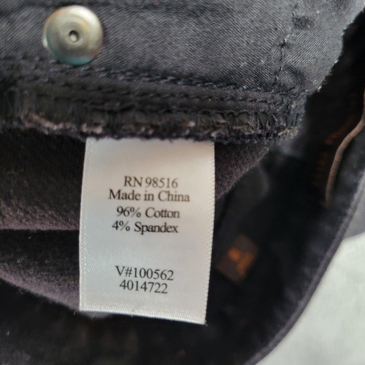 Coldwater Creek Womens Jeans 18 Plus Boot Cut Black Denim Zip Fly Comfy Stretchy