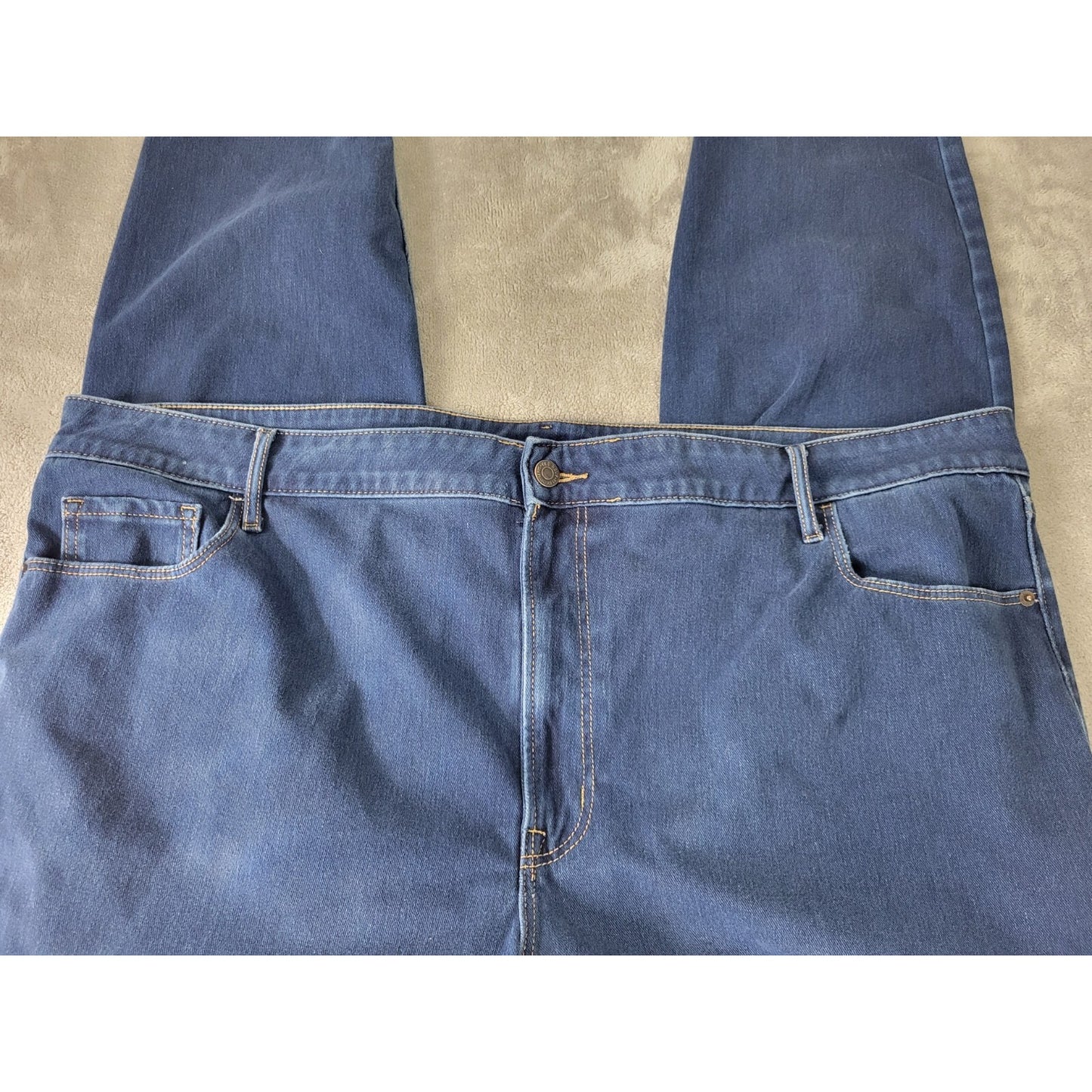 Old Navy Rockstar Womens Jeans 26 Plus Super Skinny Slim Pockets Dark Blue Zip