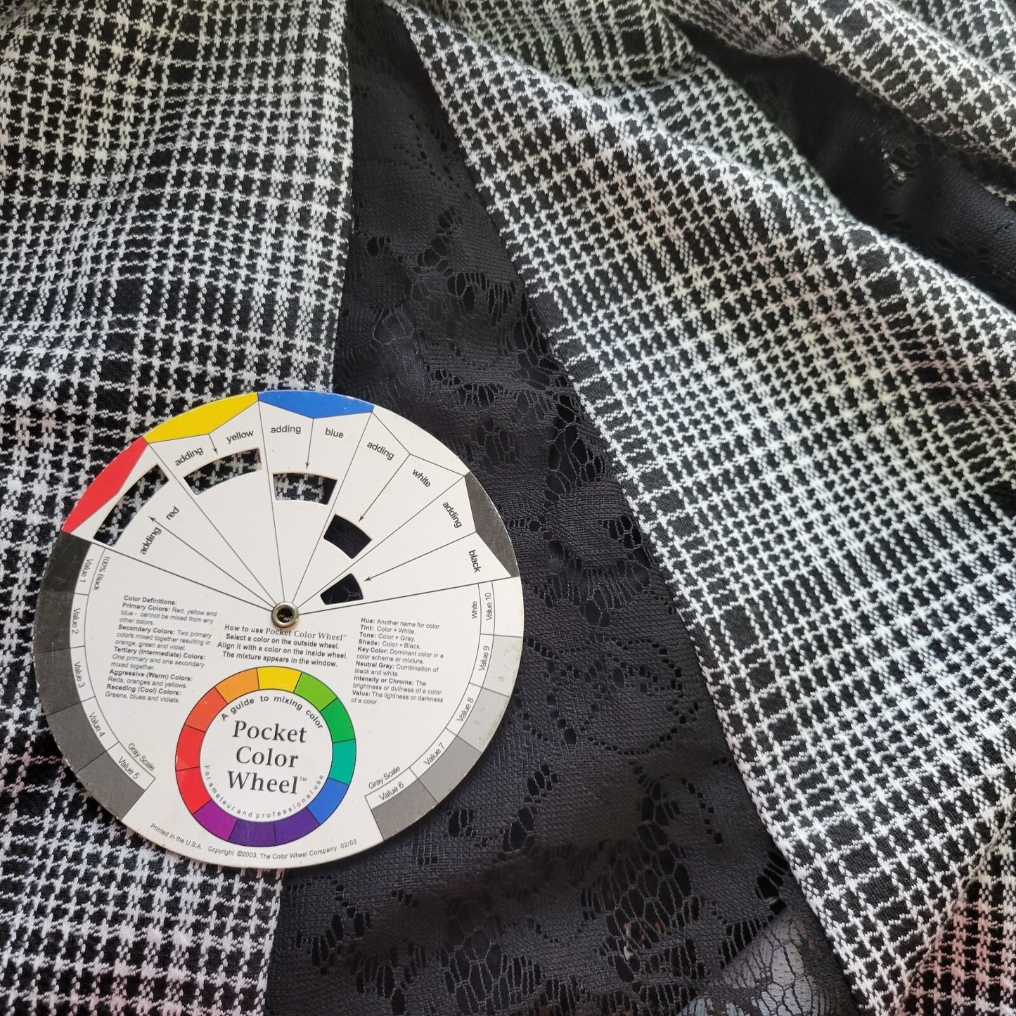 Roz Ali Womens Dress 18 Plus Sleeveless Fit Flare Black Plaid Lace Panels Zip