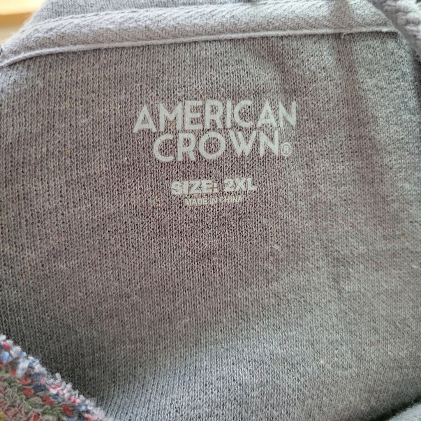 American Crown Womens Top 2XL Plus Hoodie Knit California Southwestern Comfy