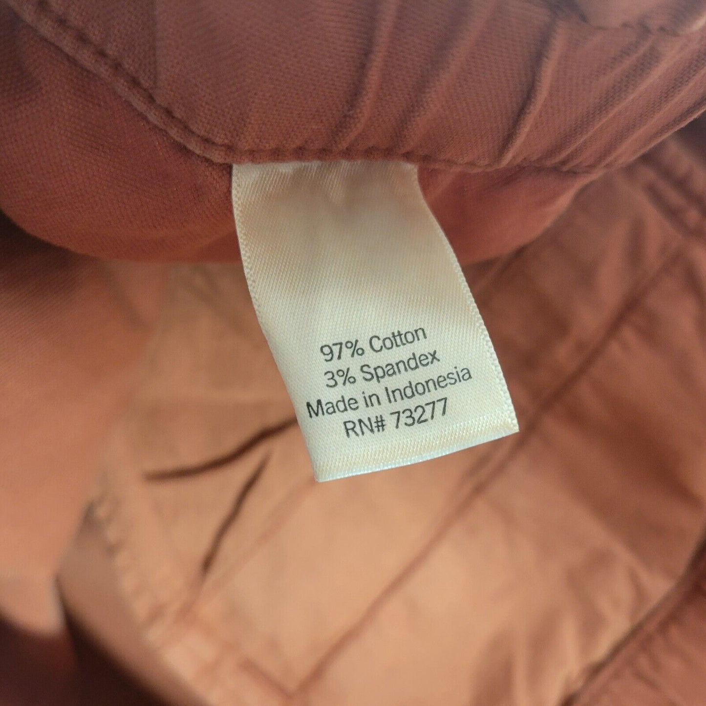 Sonoma Womens Pants 3X Plus Paper Bag Drawsting Pull On Crop Brown Cotton Blend