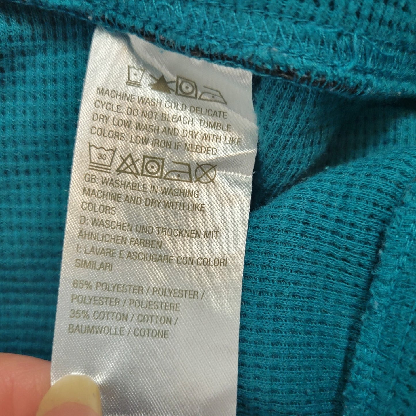 Denim Co Womens Pants 2XP Petite Plus Pull On Green Poly Blend Pockets Jogger