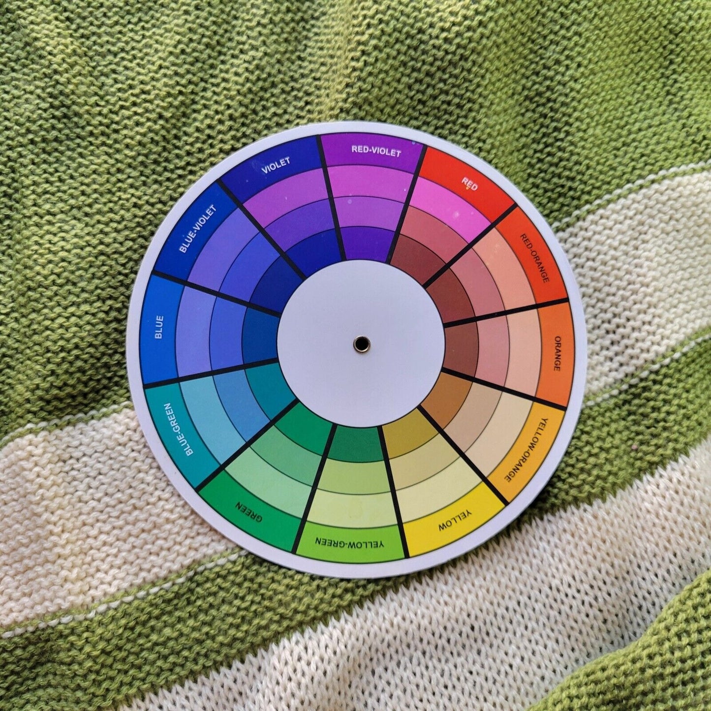 CW Classics Womens Sweater 1X 3/4 Sleeve Green Stripe Soft Lightweight Casual