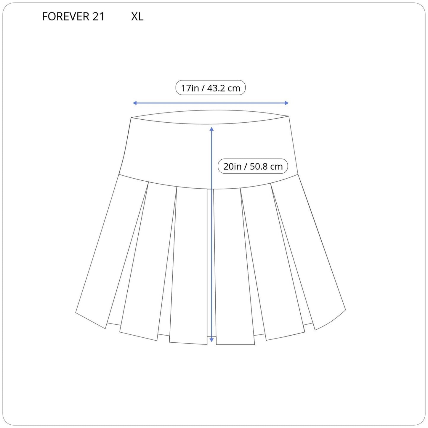 Forever 21 Womens Skirt Extra Large Mini Flare Cotton Red Geometric Casual