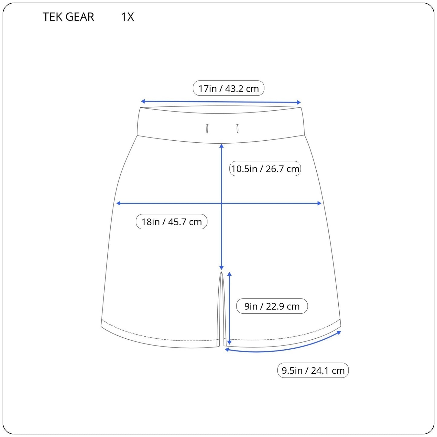 Tek Gear Workout Womens Shorts 1X Pull On Athletic Black Lightweight Poly Blend