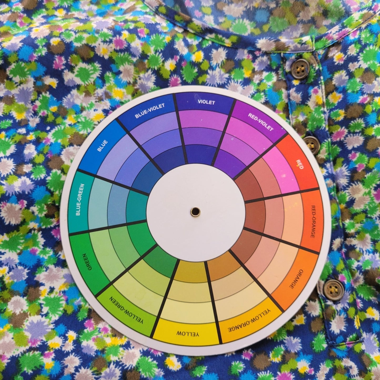 Izod Womens Top Extra Large XL Blue Floral Crochet Shoulder Casual Lightweight