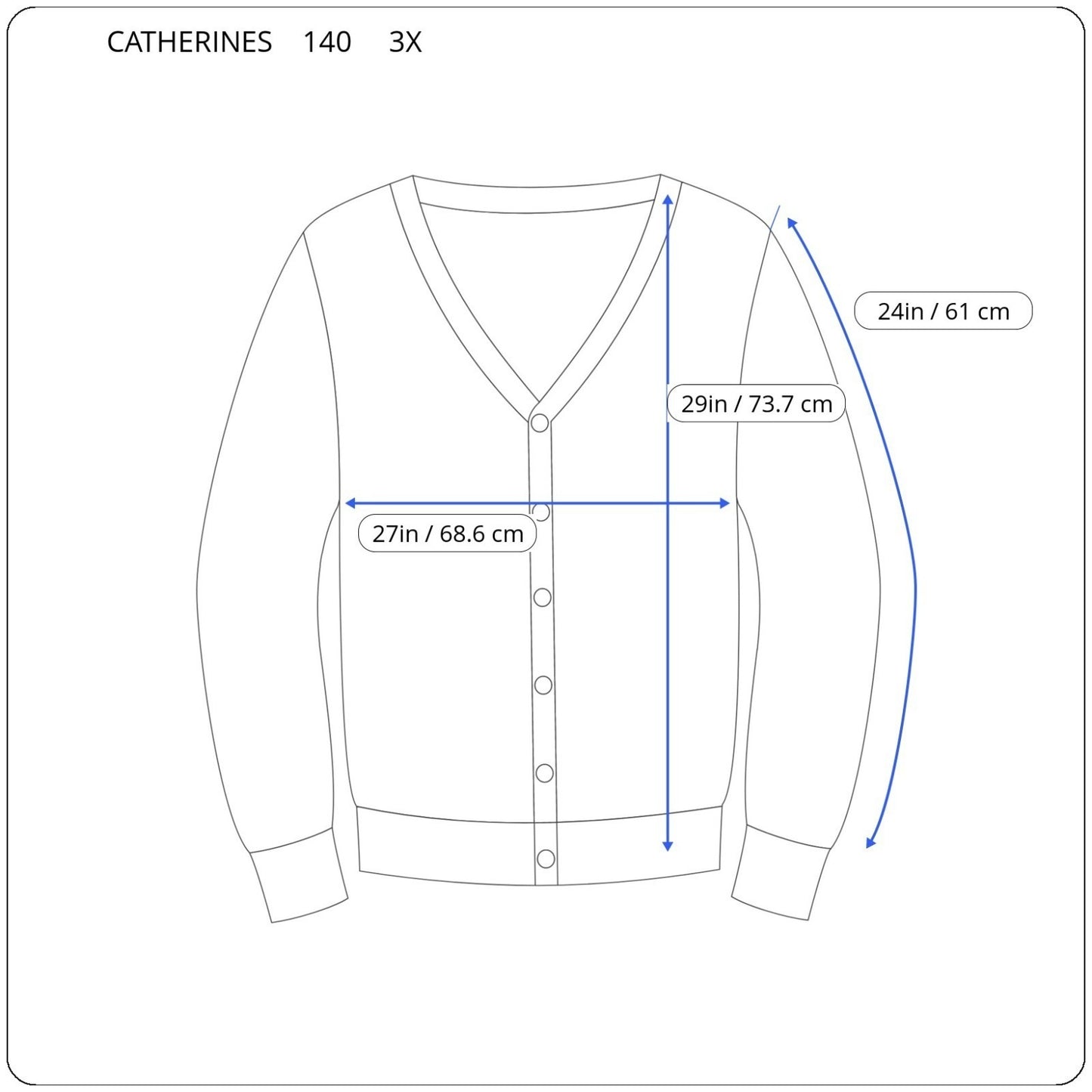 Catherines Womens Sweater 3X Plus Cardigan Gray Rhinestones Casual Comfy Cotton