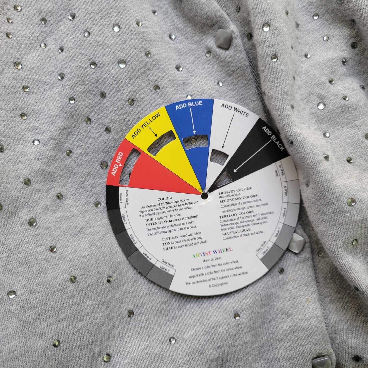 Catherines Womens Sweater 3X Plus Cardigan Gray Rhinestones Casual Comfy Cotton