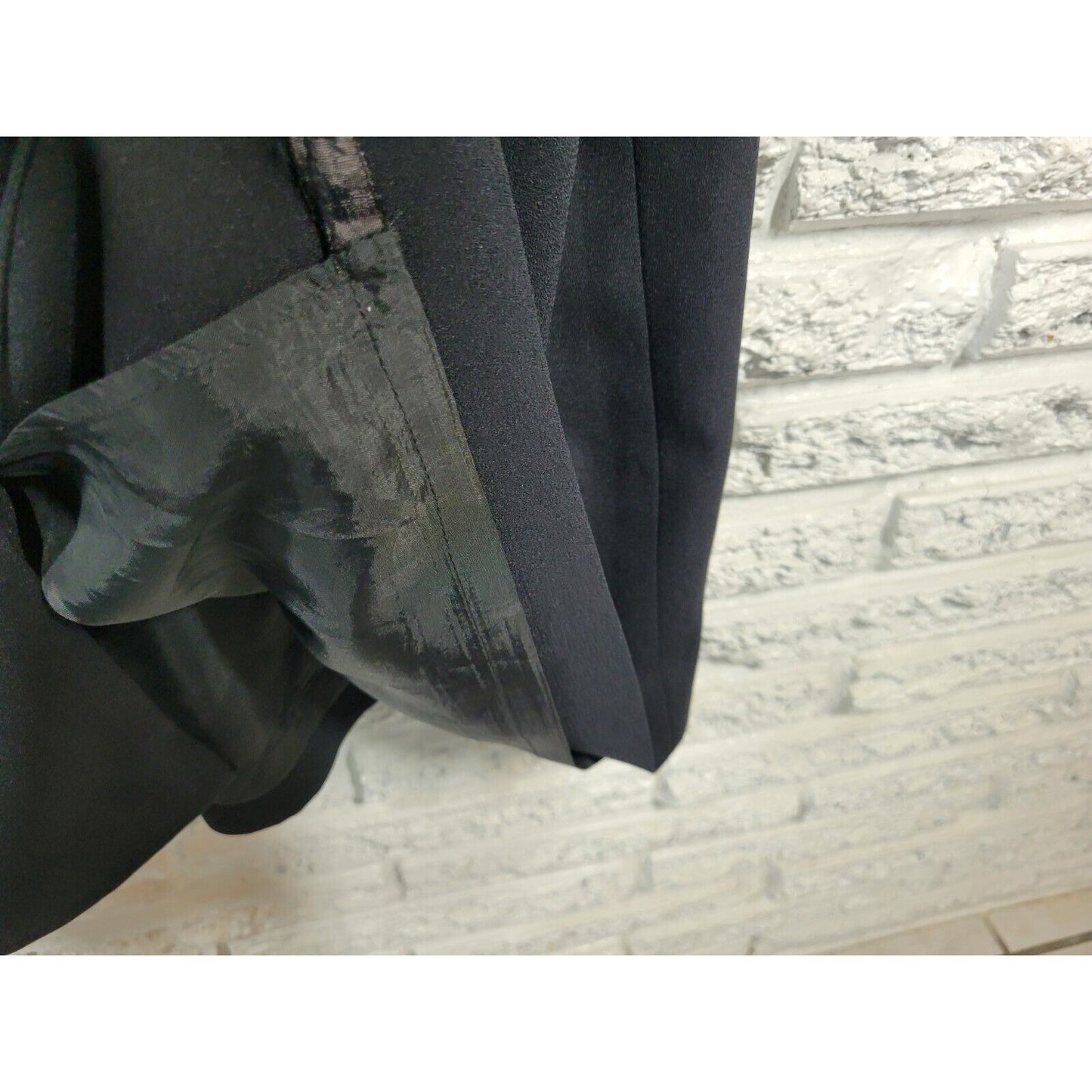 Maggy London Womens Dress 20 Plus Short Sleeve Basic Black Zip Lined Office