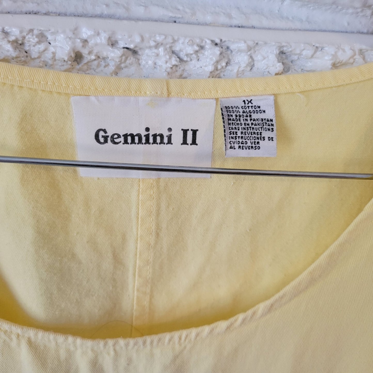 Gemini II Womens Dress 1X Plus Short Sleeve Mini Sailboat Pockets Cotton Casual