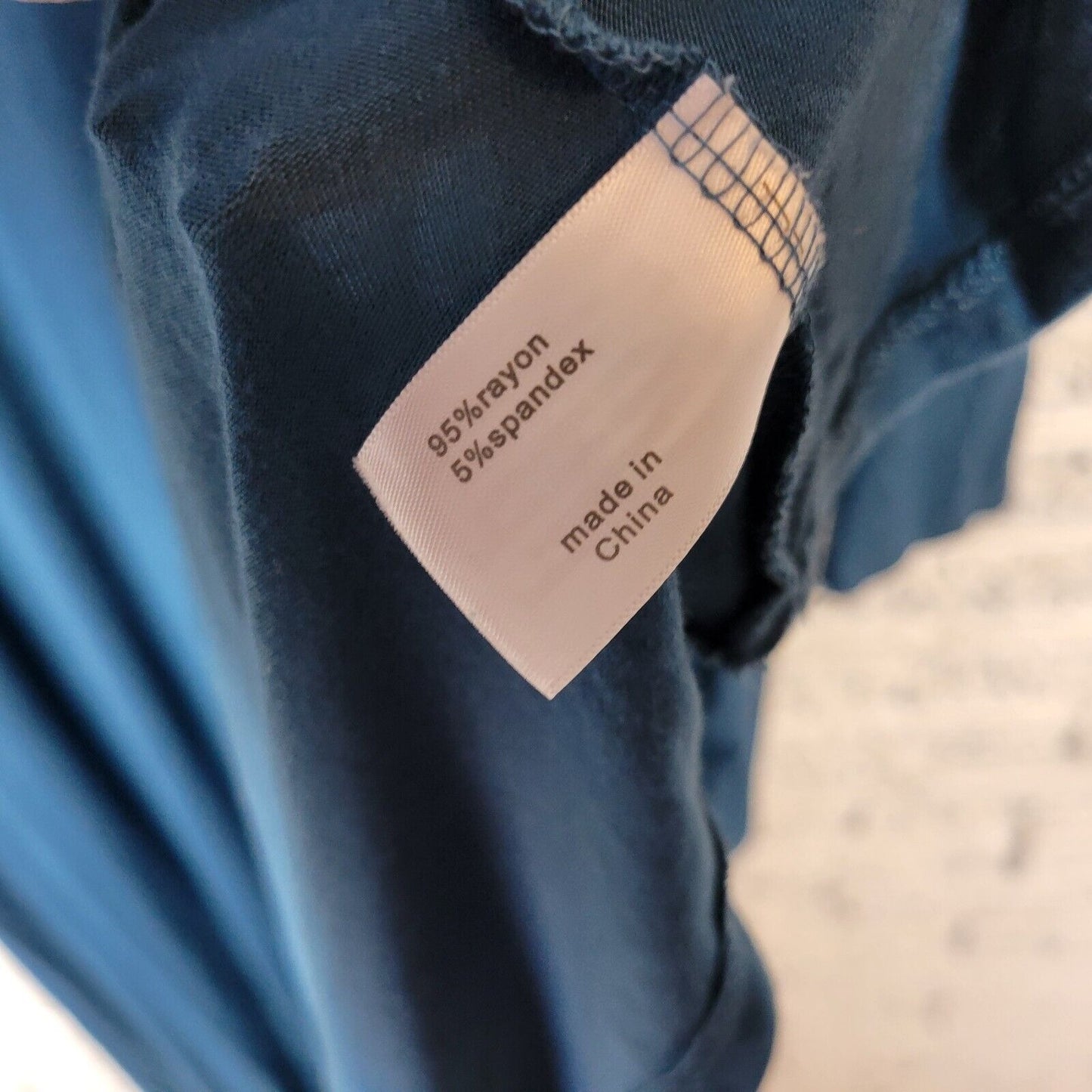 Lane Bryant Women Dress 18 20 Plus Midi 3/4 Sleeve Blue Comfy Casual Rayon Blend