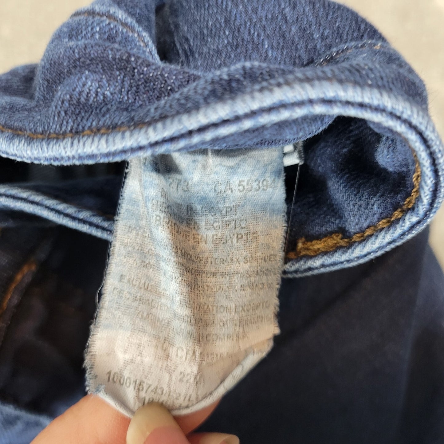 Lee Womens Jeans 22 Plus Straight Leg Dark Blue Denim Wash Zip Fly Stretch Comfy