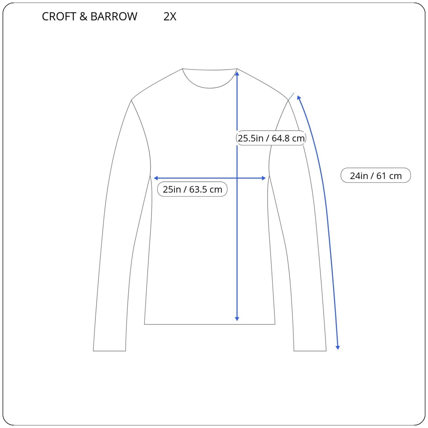 Croft Barrow Womens Sweater 2X Plus Long Sleeve Dark Gray Cotton Casual Comfy