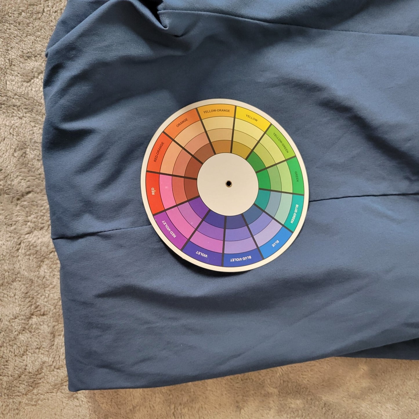 Worthington Womens Pants 18 Plus Straight Leg Cornflower Blue Office Zip Fly