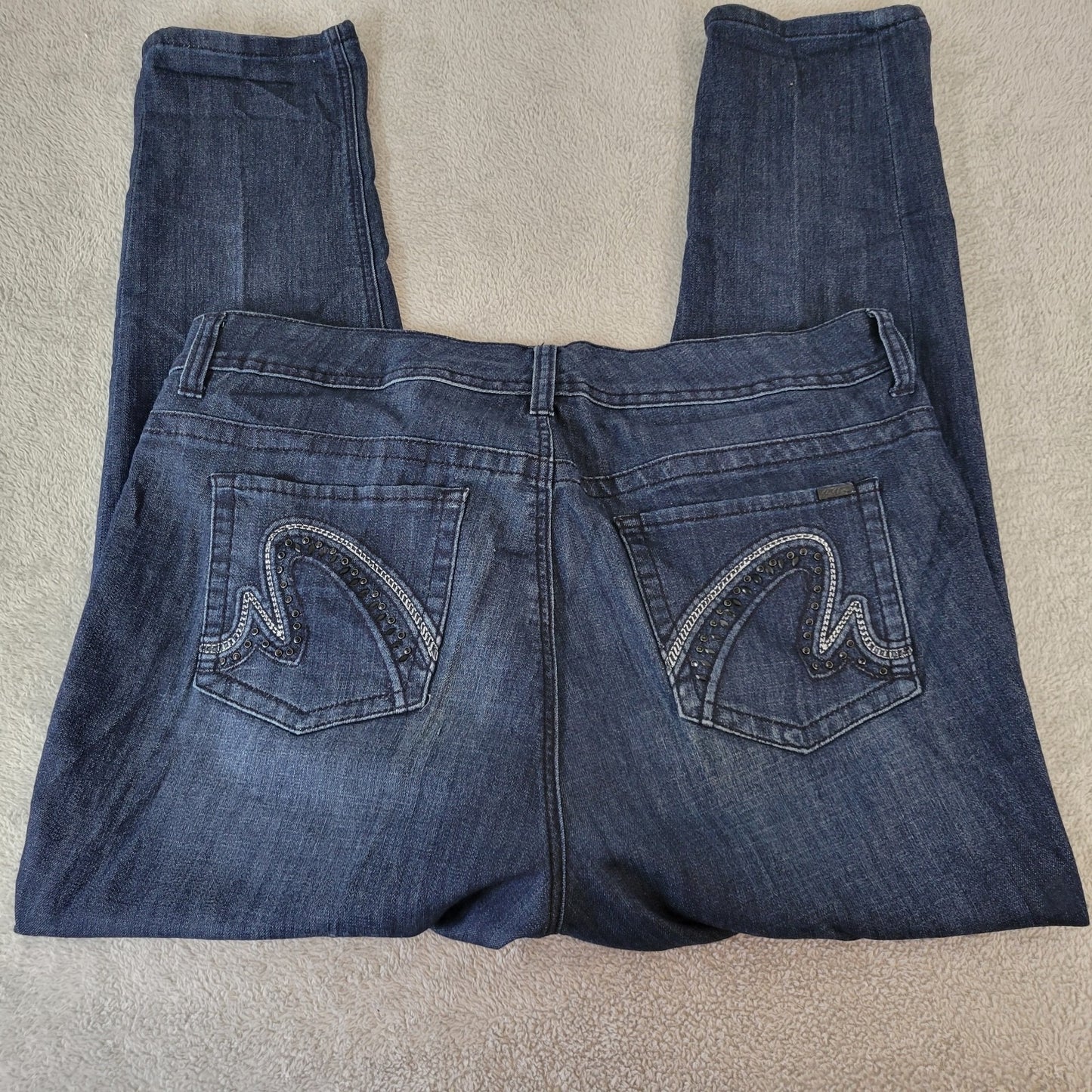 Seven 7 Melissa McCarthy Womens Jeans 18 Skinny Slimming Silhouette Dark Blue