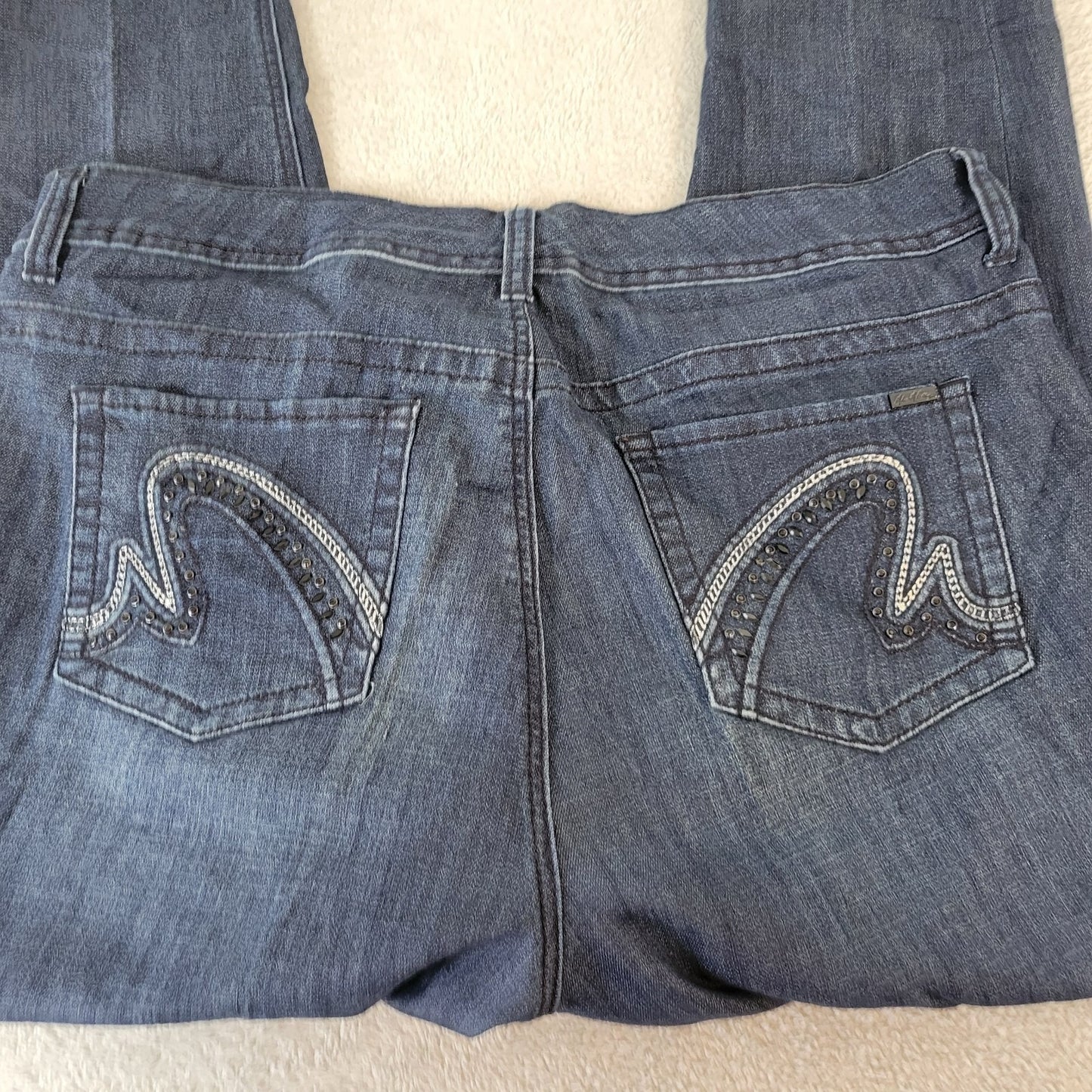 Seven 7 Melissa McCarthy Womens Jeans 18 Skinny Slimming Silhouette Dark Blue
