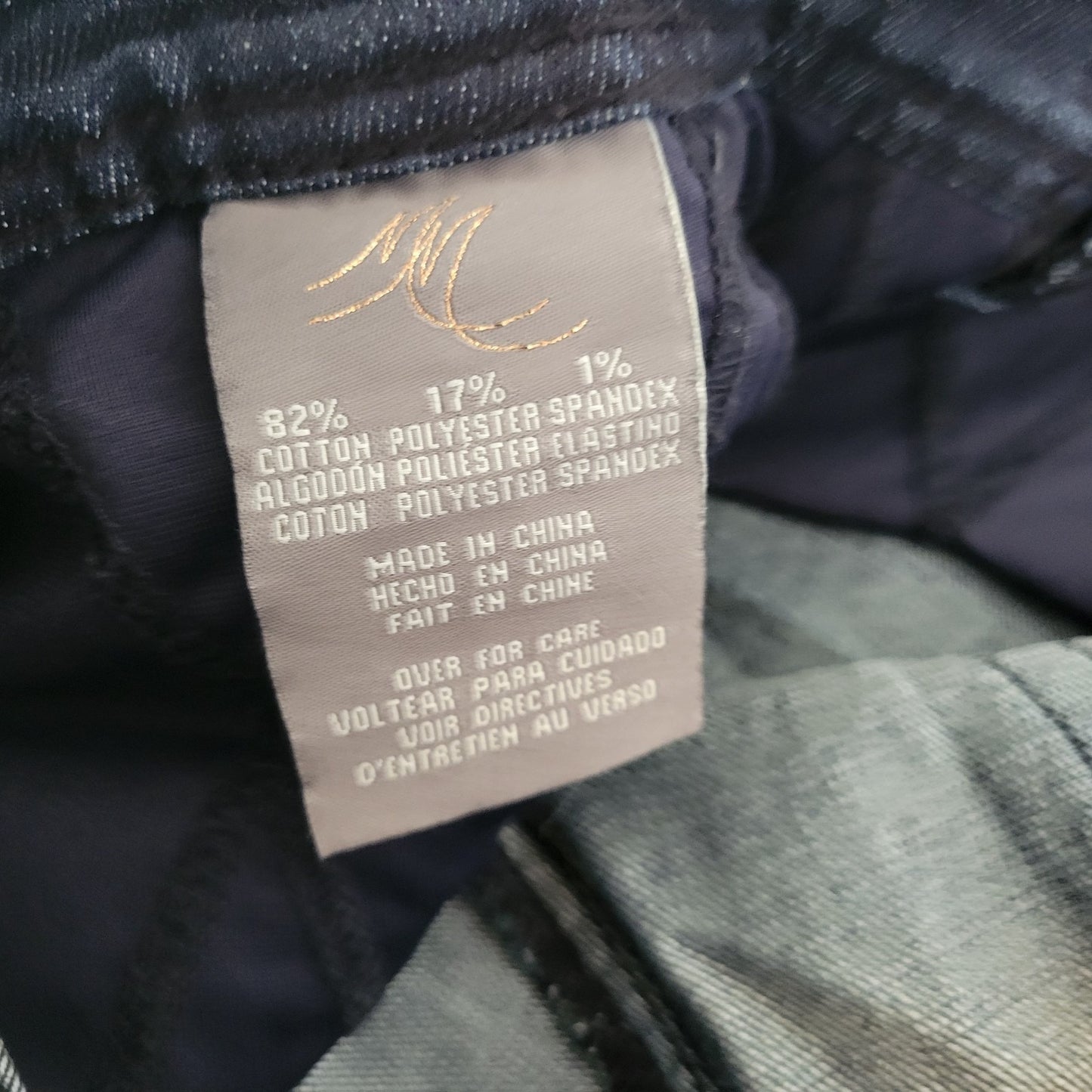 Seven 7 Melissa McCarthy Womens Jeans 18 Skinny Slimming Silhouette Dark Blue