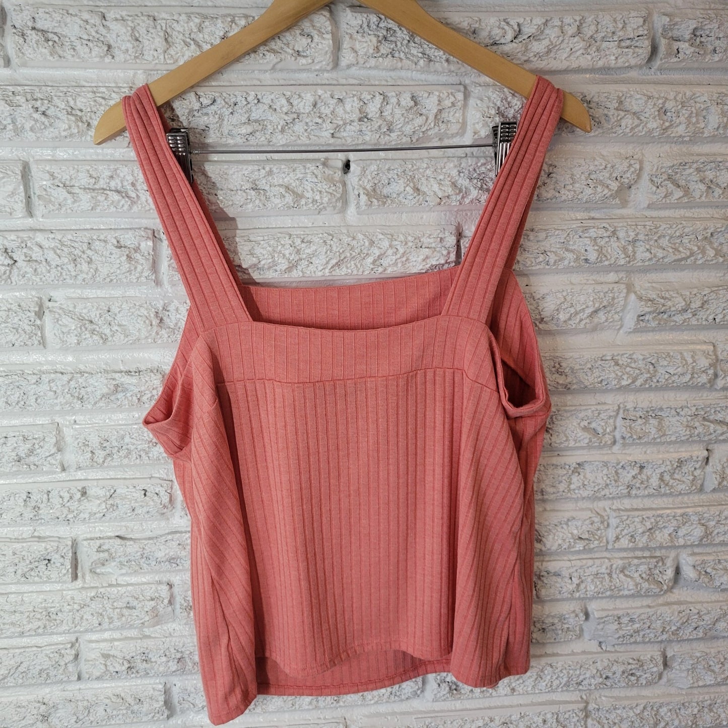 Apt 9 Womens Top Extra Large Swing Tank Knit Pink Lightweight Poly Blend Comfy