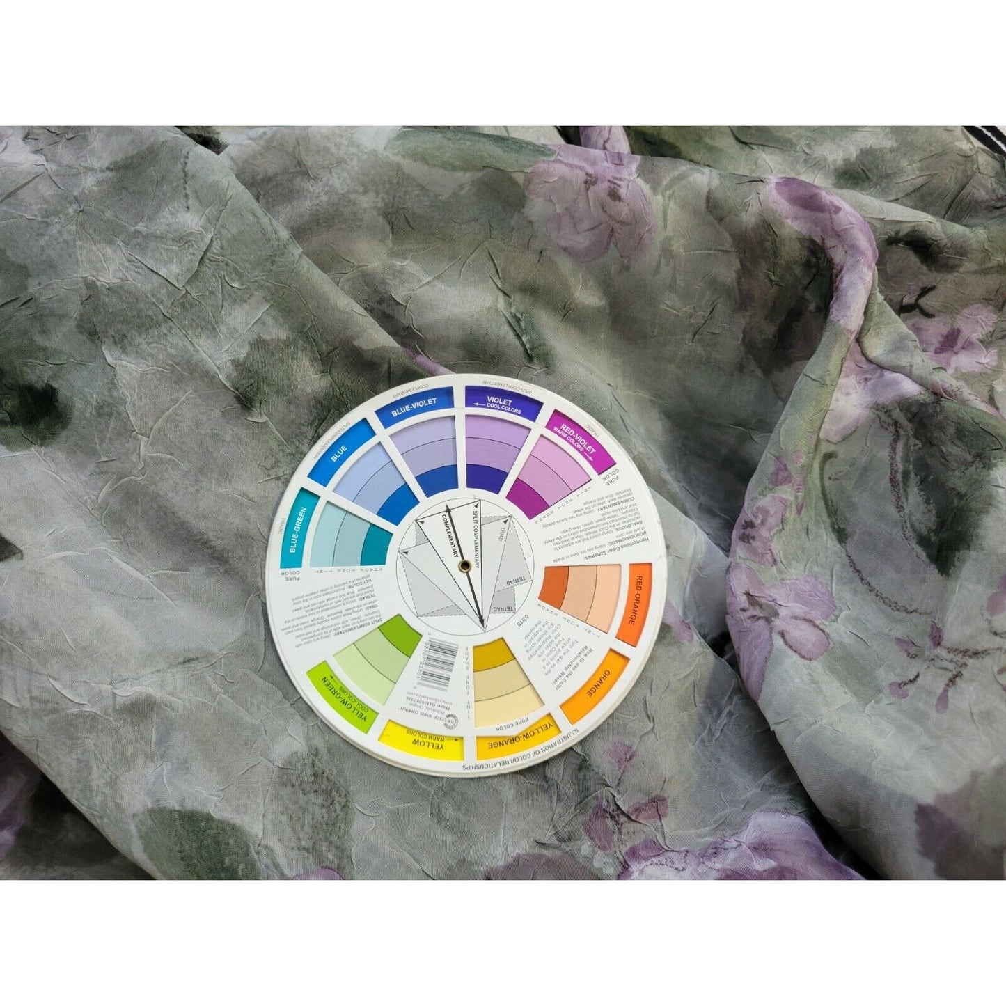 Vintage SL Fashions Women Top 18WP Petite Open Overlay Green Floral Sheer Career