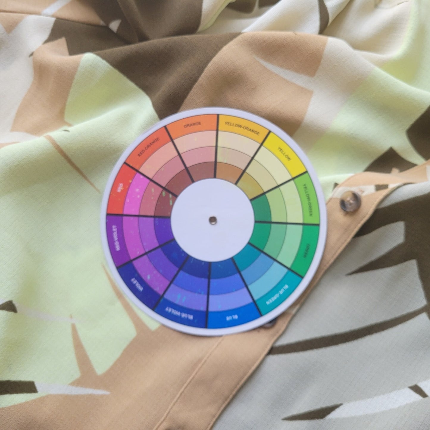 Worthington Womens Top 2X Plus Puff Sleeve Brown Geometric Polyester Semi Sheer