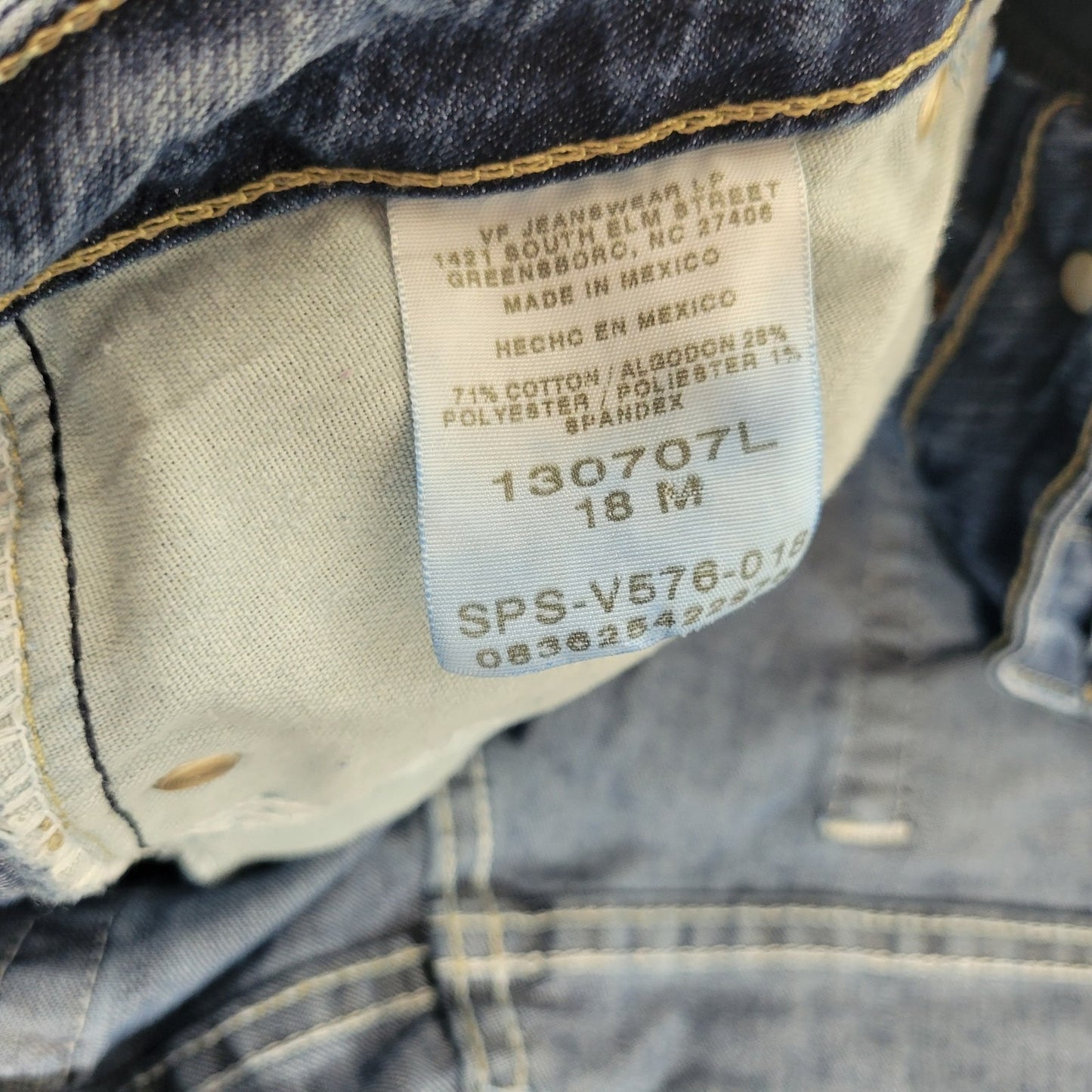 Riders by Lee Womens Jeans 18 Plus 1Boot Cut Medium Blue Denim Zip Fly Stretchy