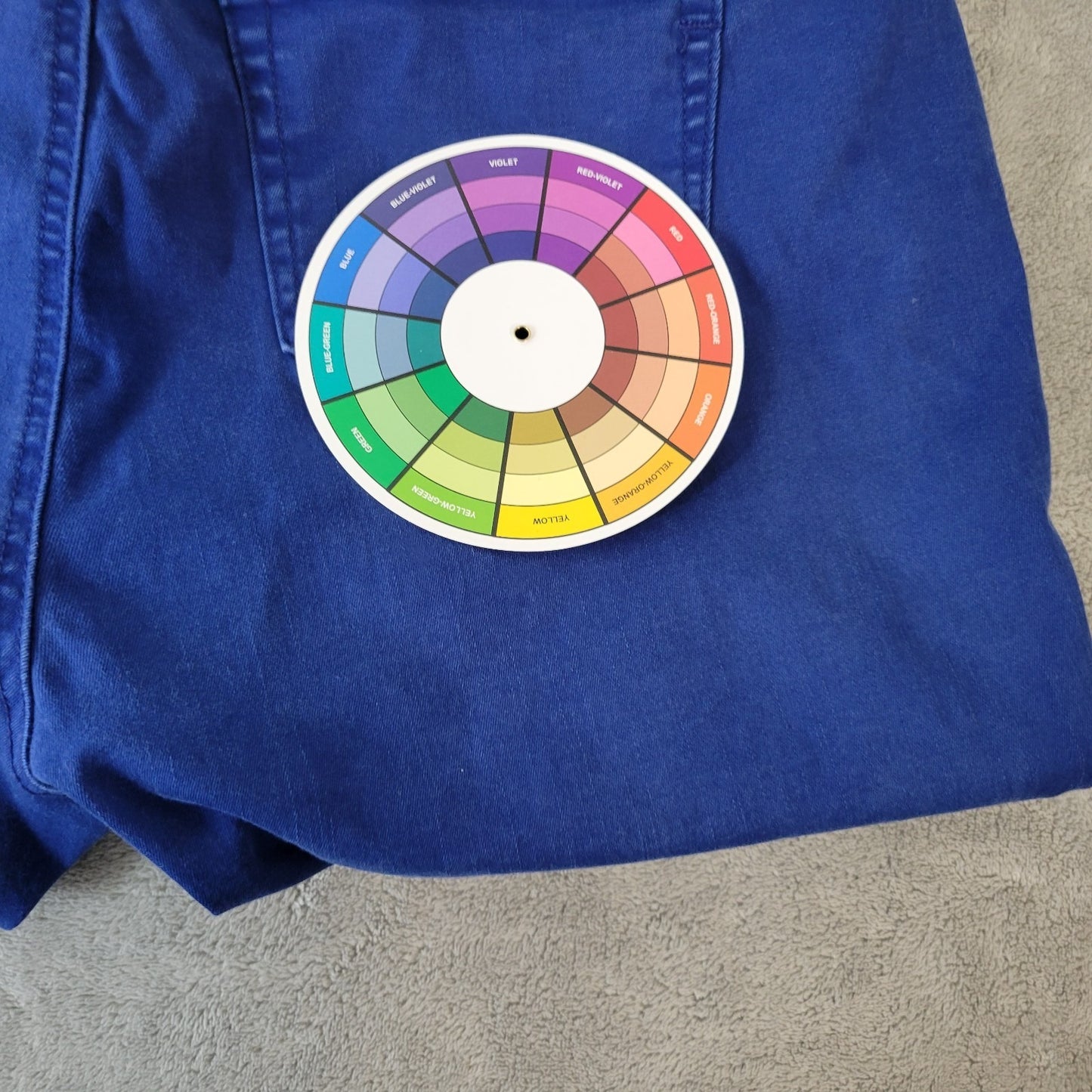 Morgan Walker Womens Jeans 18 Plus Capri Bright Blue Denim Zip Fly Cuffs Comfy