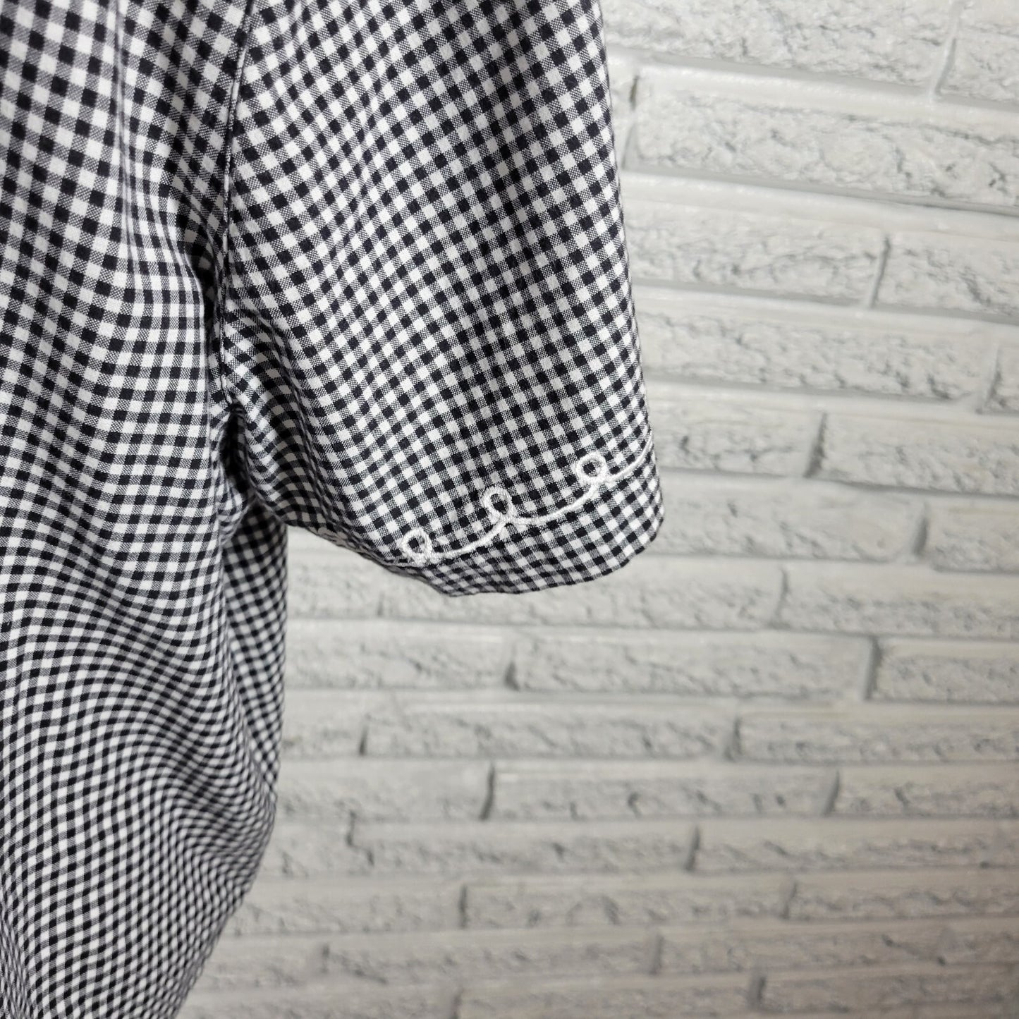 Fashion Bug Womens Top 22W 24W Plus Butterflies Lightweight Flower Black Plaid