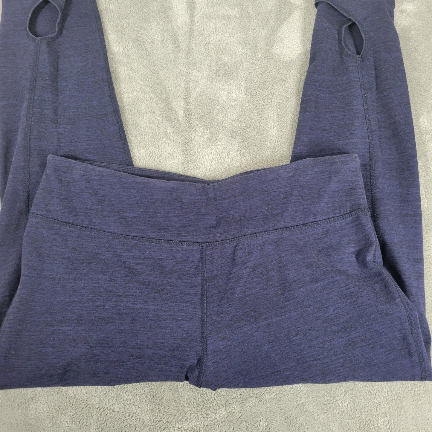 Calvin Klein Womens Leggings Extra Large XL Stirrup Blue Lightweight Activewear