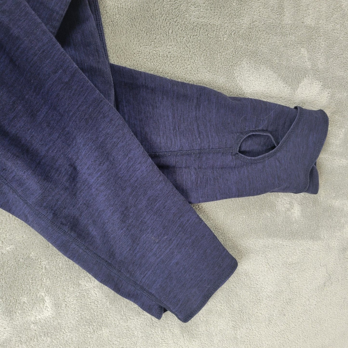 Calvin Klein Womens Leggings Extra Large XL Stirrup Blue Lightweight Activewear