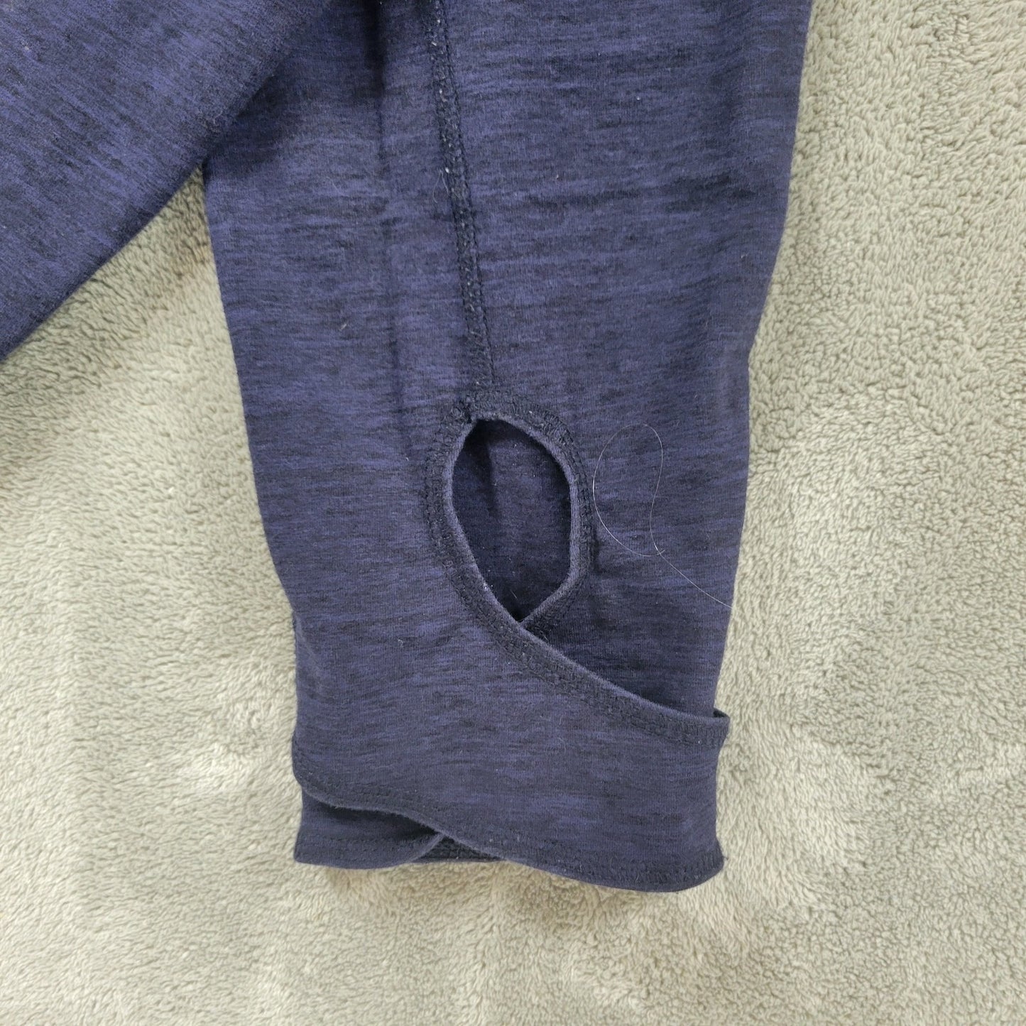 Calvin Klein Womens Leggings Extra Large XL Stirrup Blue Lightweight Activewear