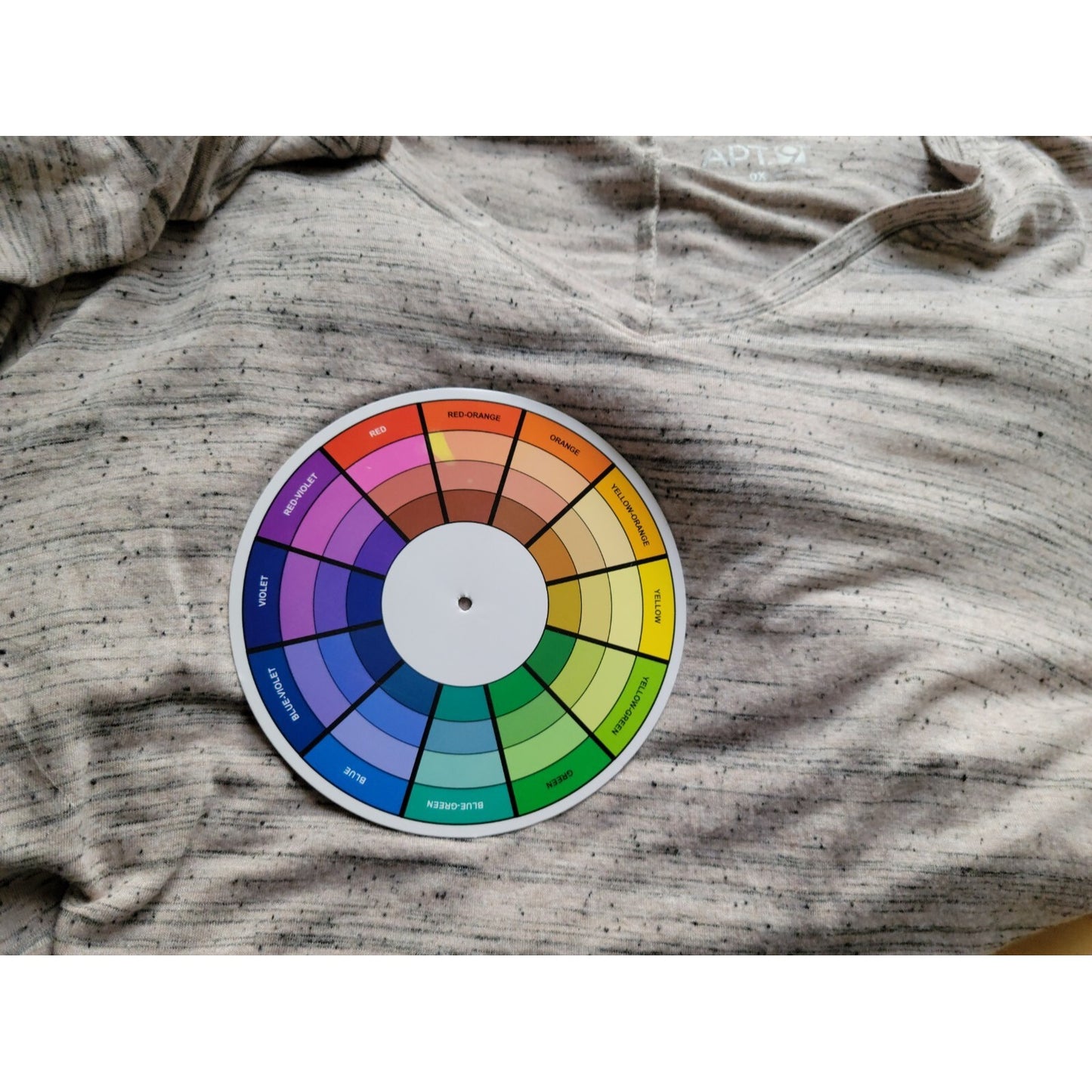 Apt 9 Womens Top 0X Plus Tunic Long Sleeve Gray Heather Knit Asymmetric Casual