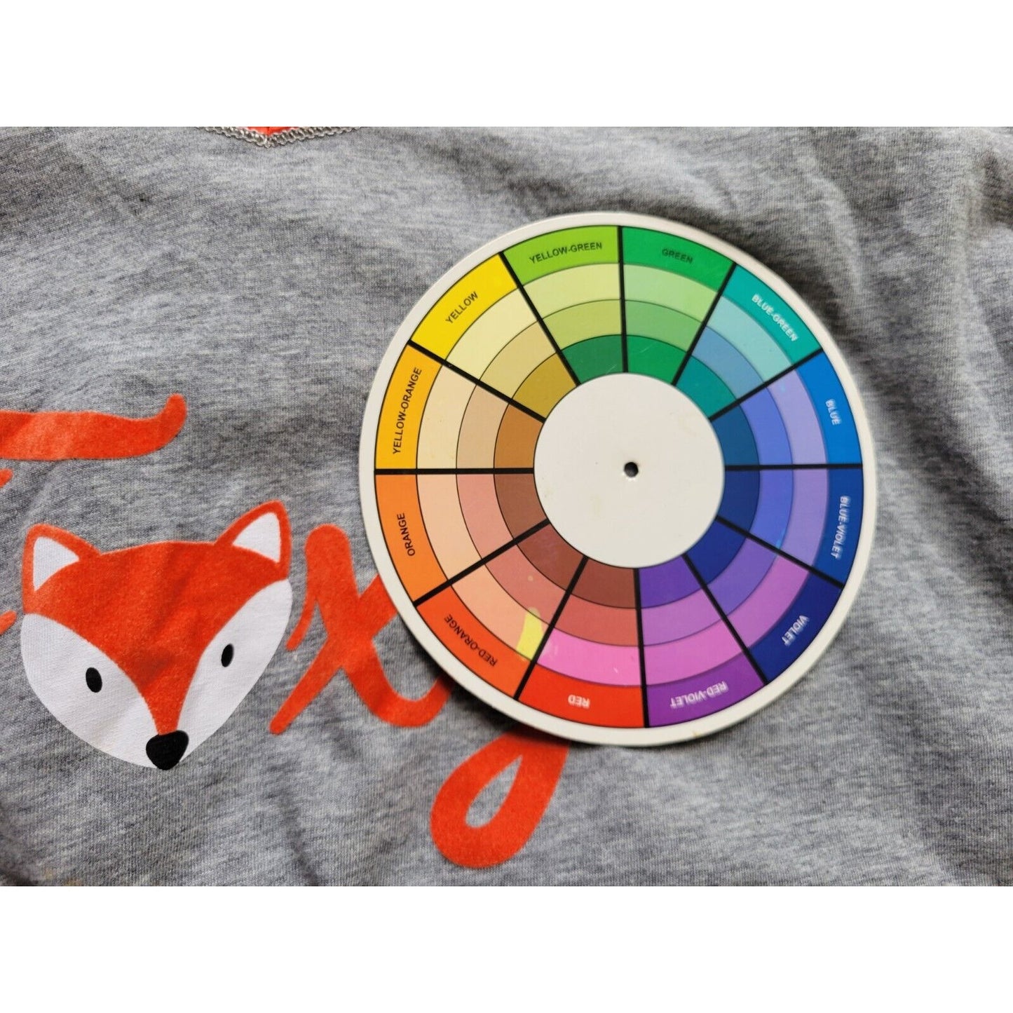 Secret Treasures Womens Top XL Tee Pajama Gray Fox Foxy Loungewear Stretchy