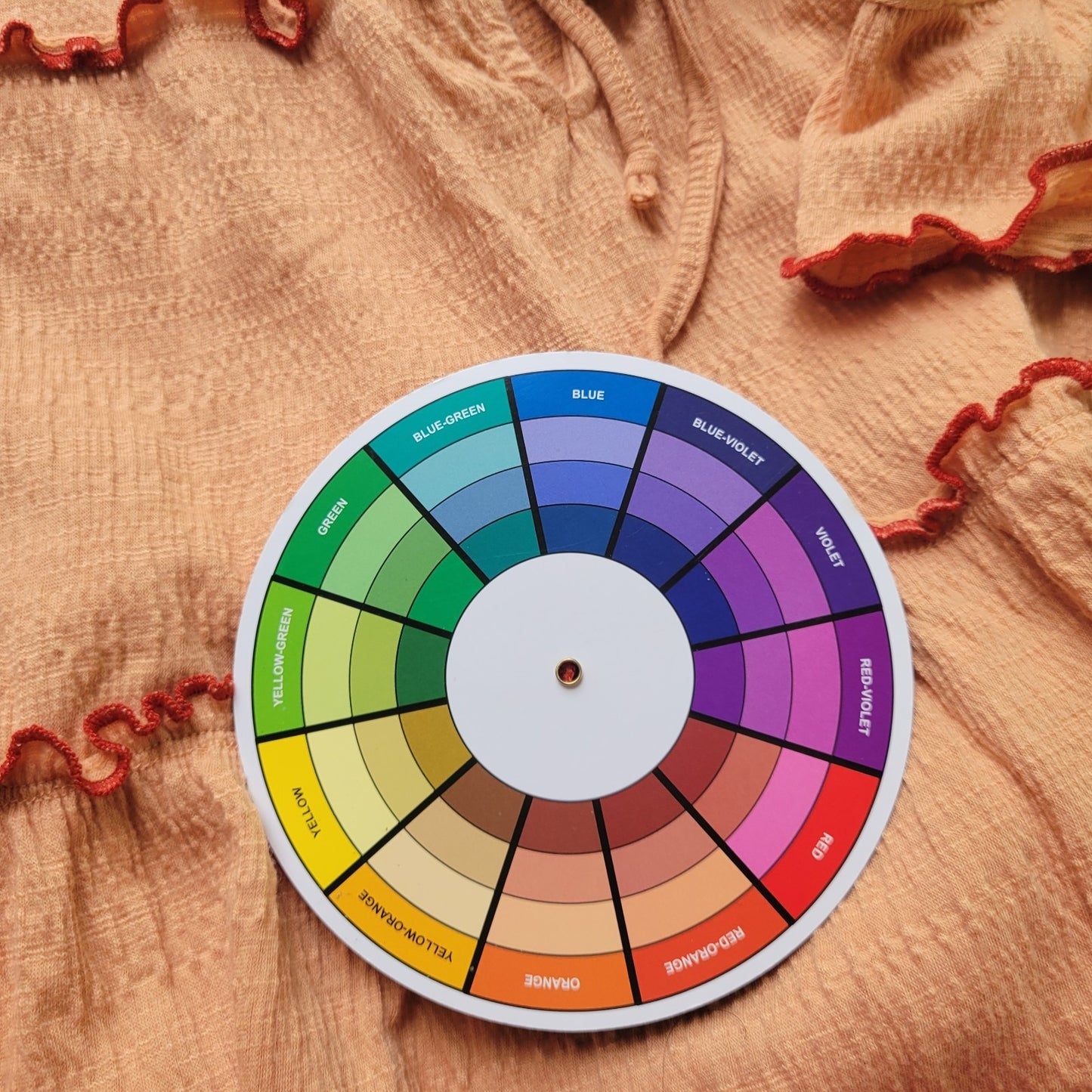 Cato Est 1946 Women Top Extra Large Flutter Sleeve Orange Keyhole Ruffles Casual