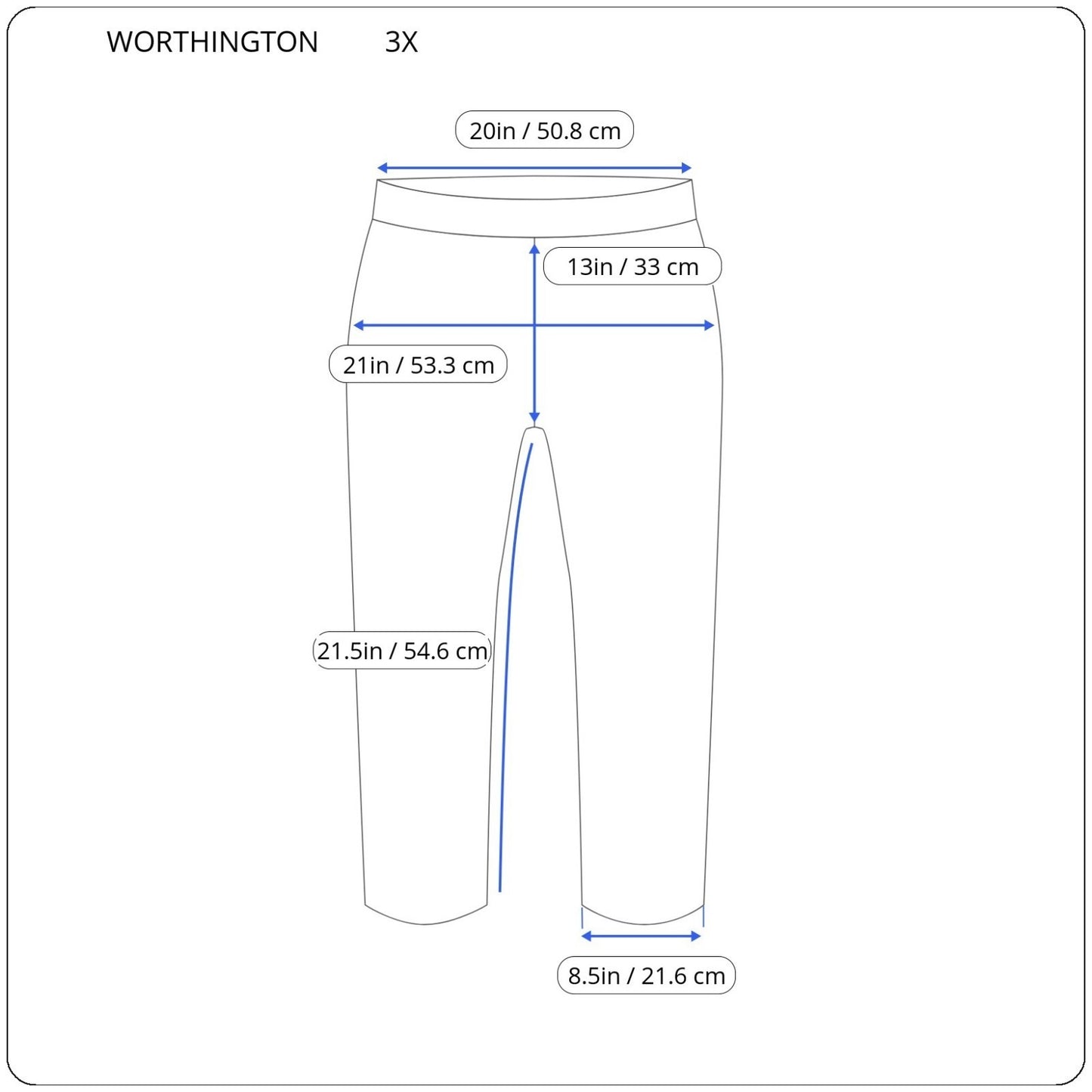 Worthington Women Pants 3X Plus Capri Pull On Black White Geometric Comfy Casual