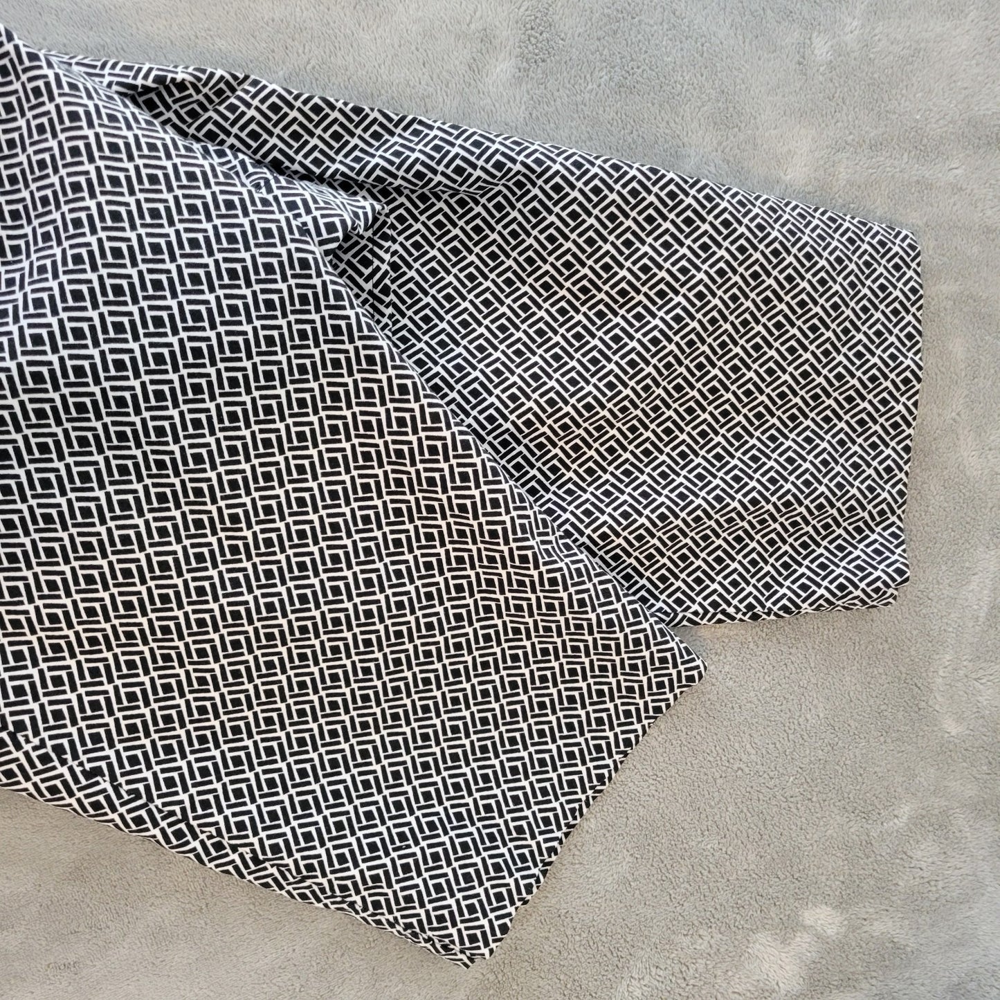 Worthington Women Pants 3X Plus Capri Pull On Black White Geometric Comfy Casual