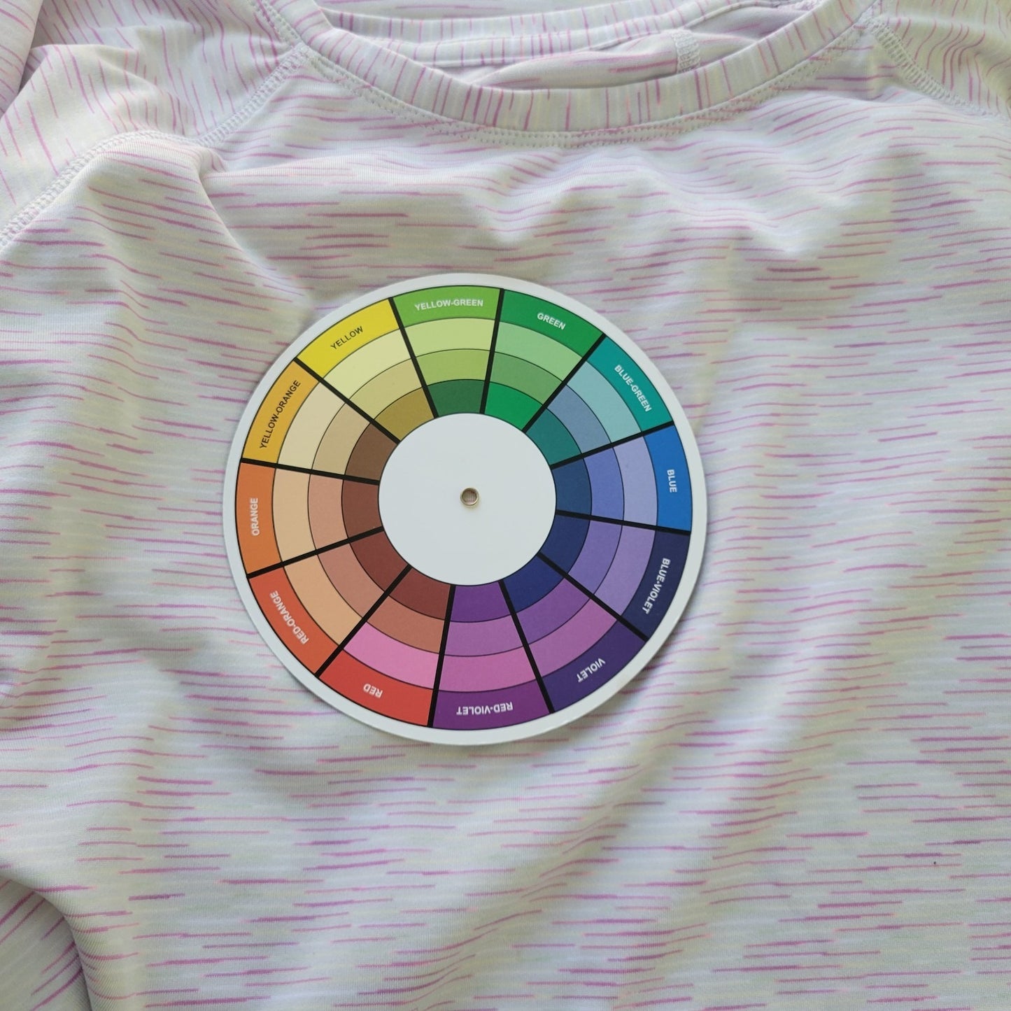 Tek Gear Workout Womens Top XL Tee Purple Heather Lightweight Poly Blend Active