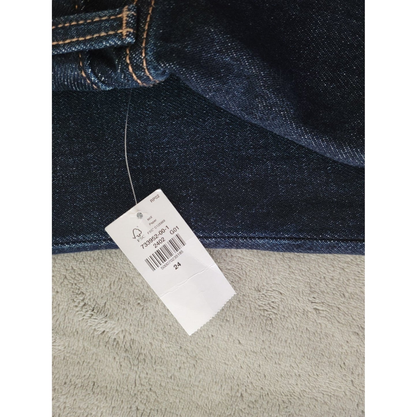 Old Navy Slouchy Womens Jeans 24 Plus Straight Leg Crop Slim Pockets Dark Secret