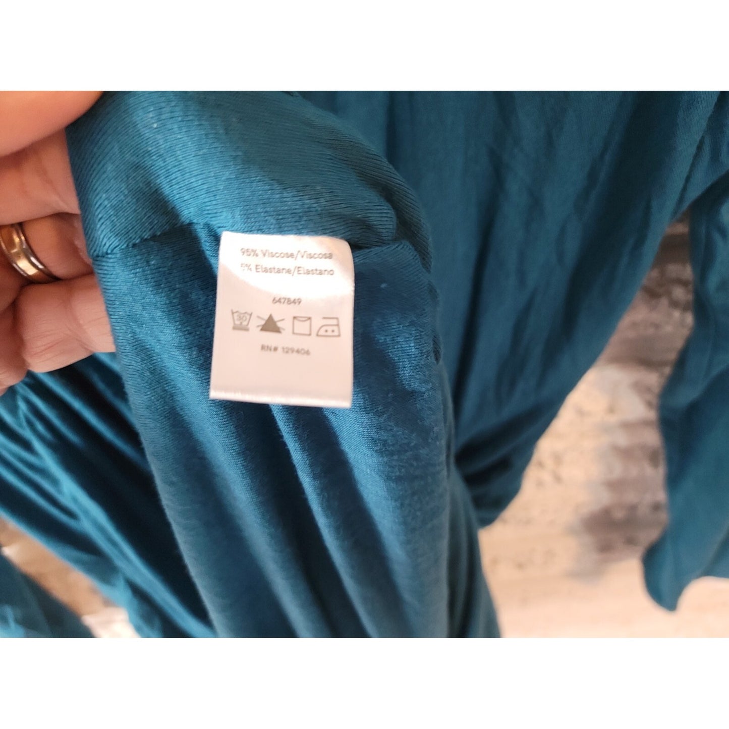 Venus Womens Dress Extra Large XL Bodycon Long Sleeve Blue Pullover Party Office