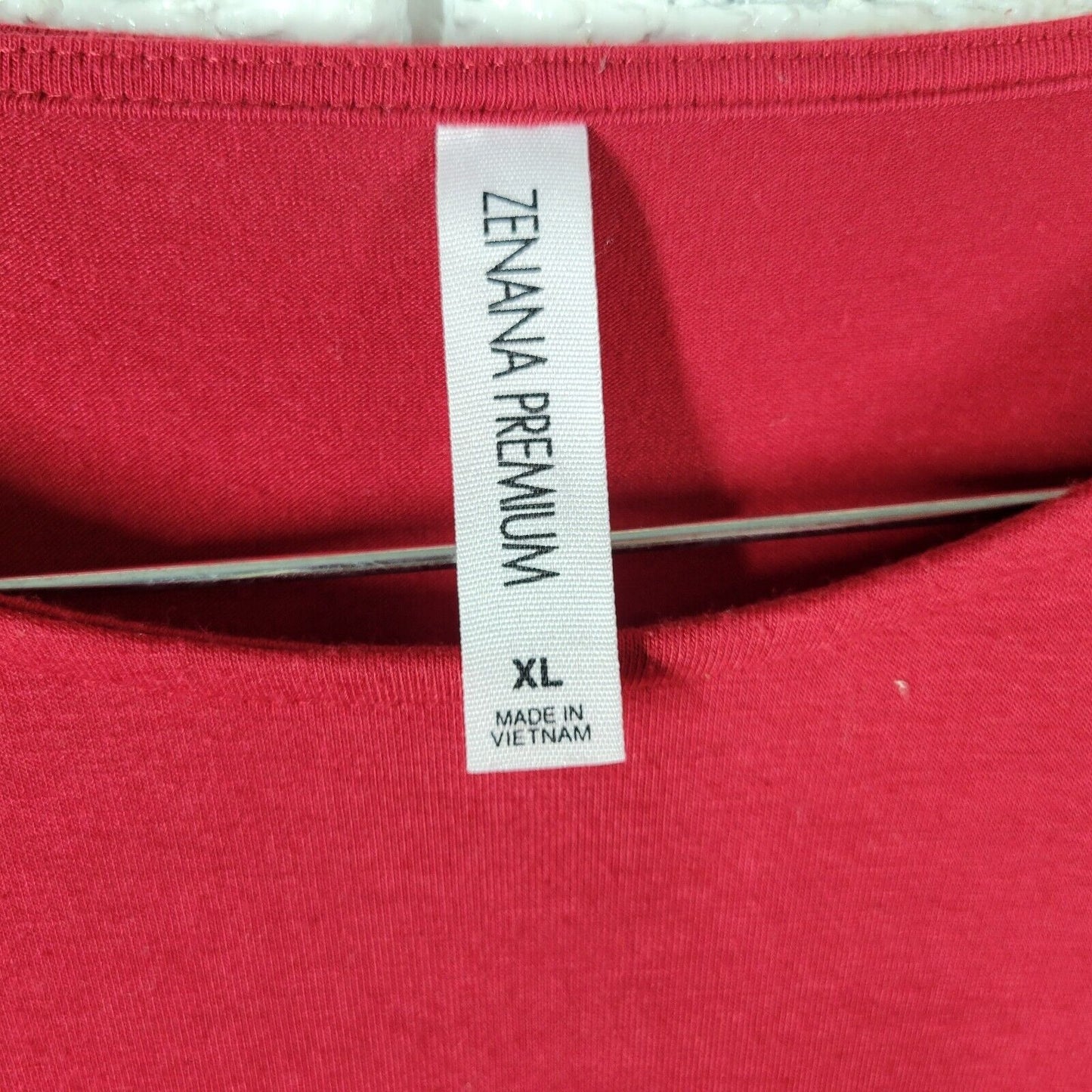 Zenana Premium Womens Dress Extra Large Mini Long Sleeve Red Poly Blend Casual