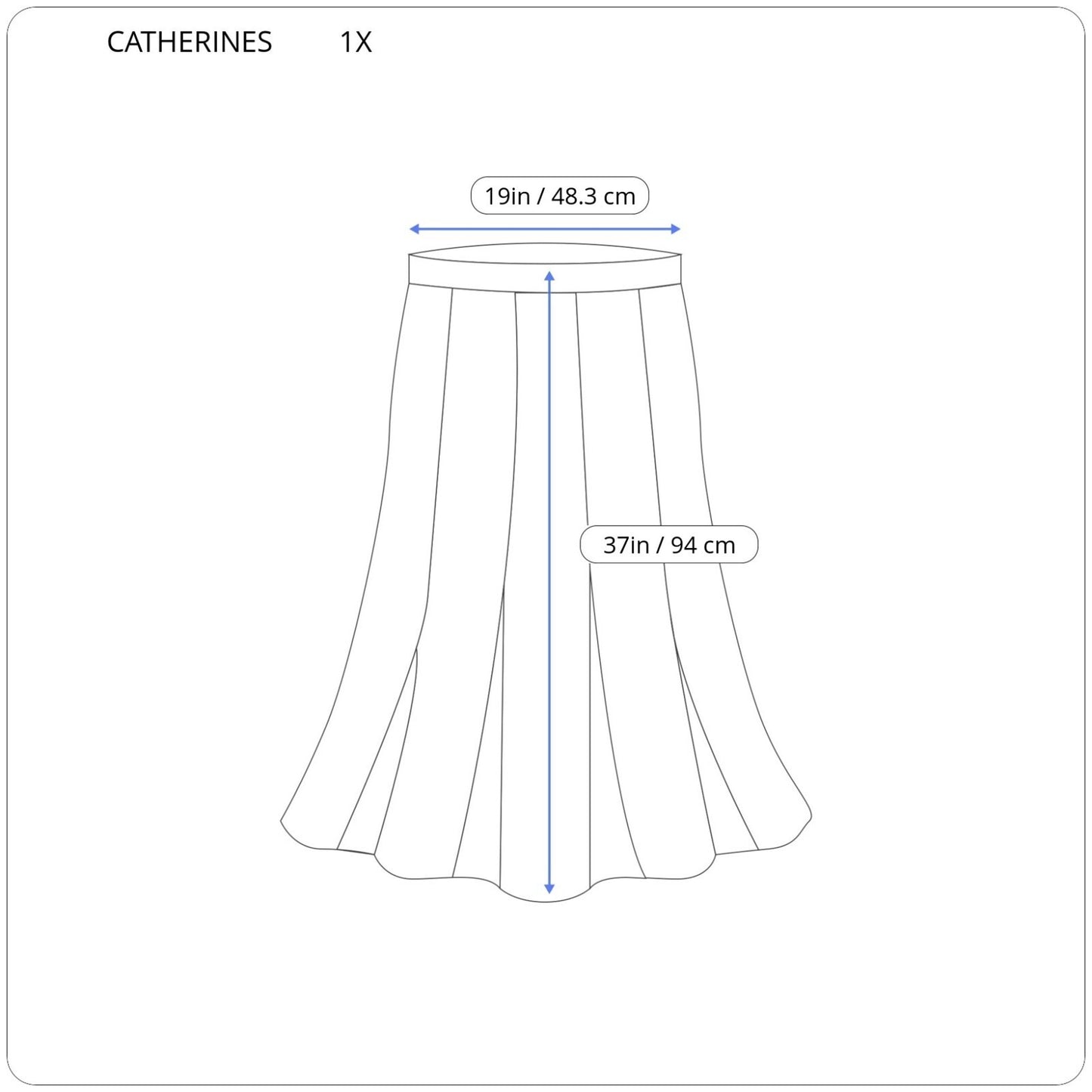 Catherines Anywear Womens Skirt 1X Plus  Midi Purple Pink Paisley Poly Blend