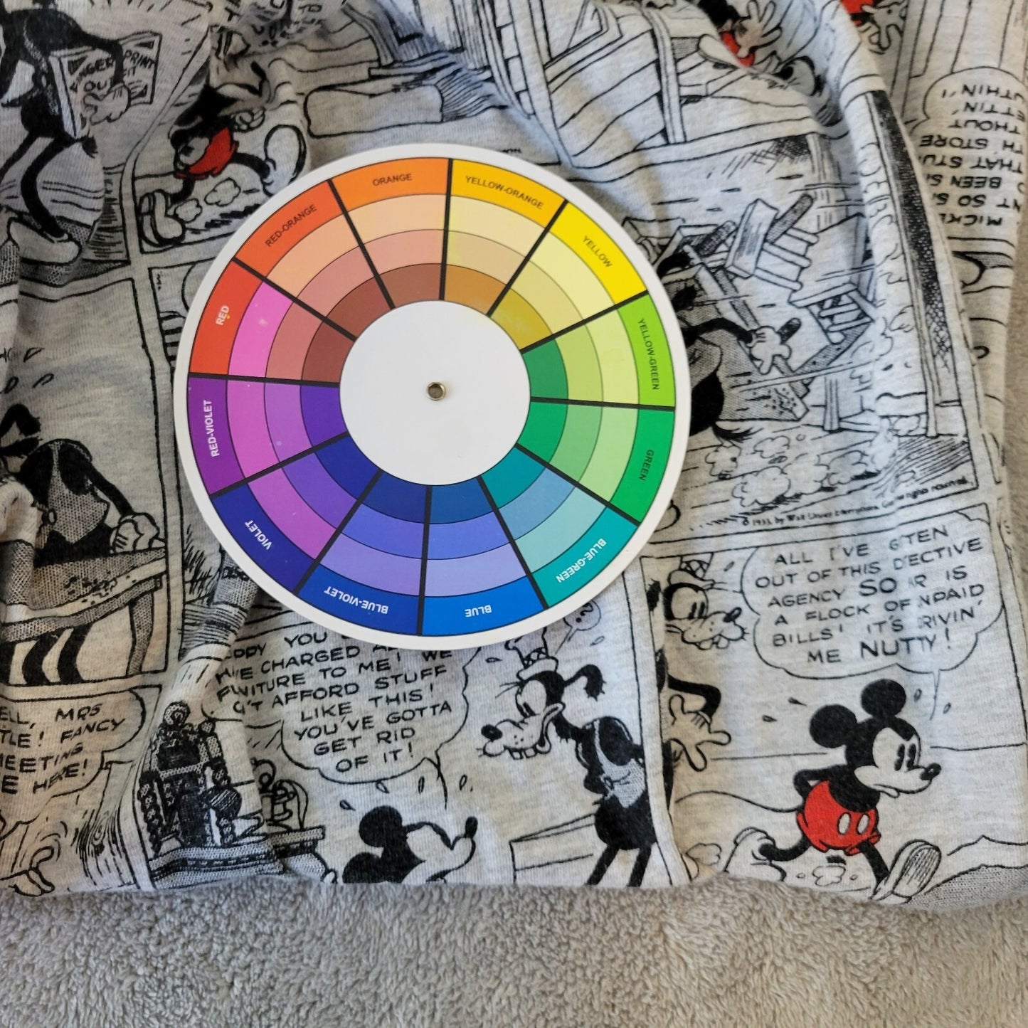 Disney Mickey Mouse Womens Pajama Pants XL Gray Lightweight Loungewear Comfy