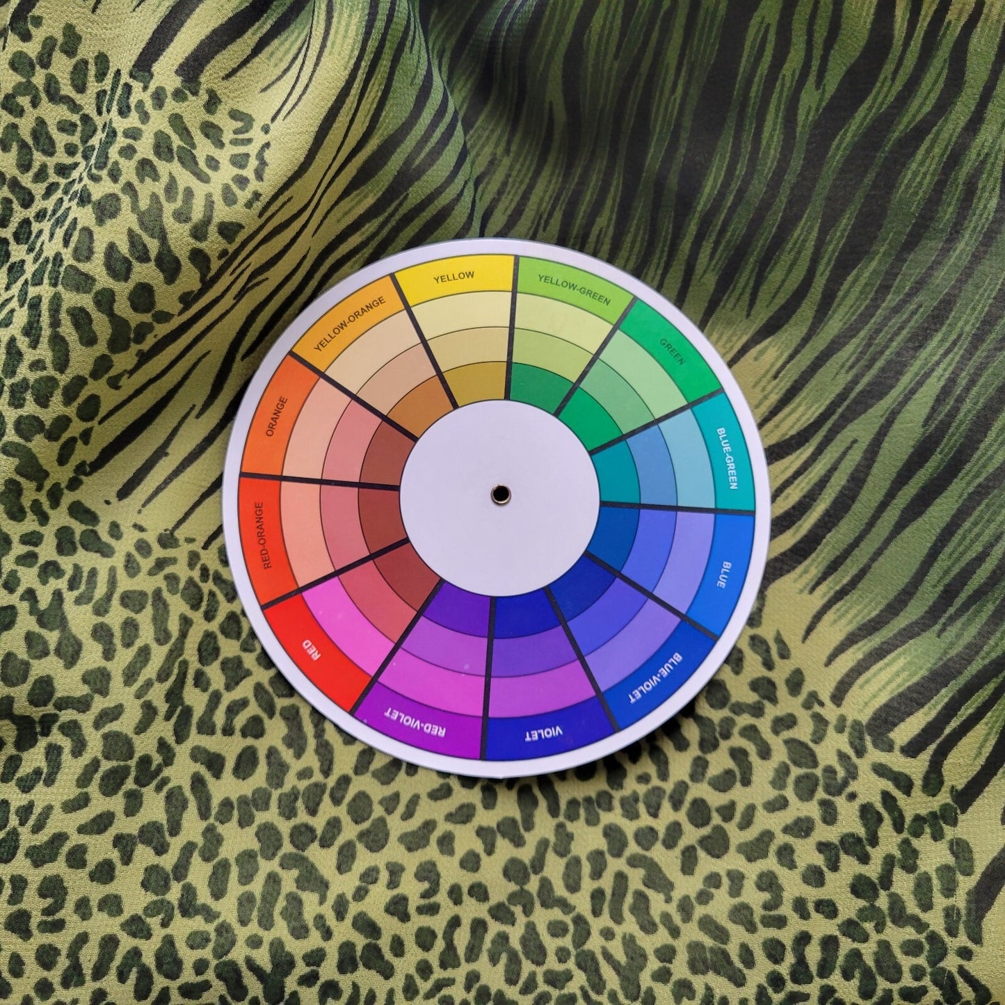 Kaktus Womens Skirt 2X Plus Pull On Green Black Animal Print Lightweight Sheer