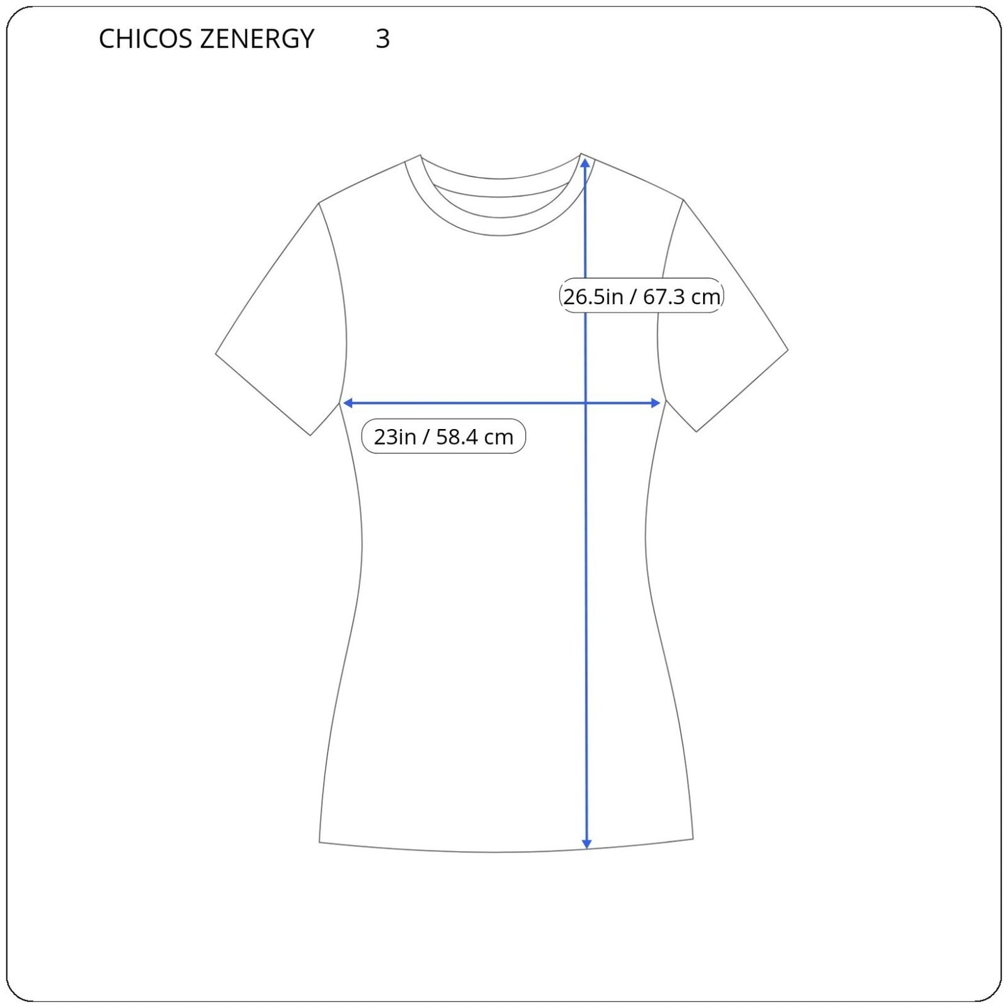 Chicos Zenergy Womens Top 3 Standard XL Tee Cap Sleeve Rayon Polyester Knit Gray