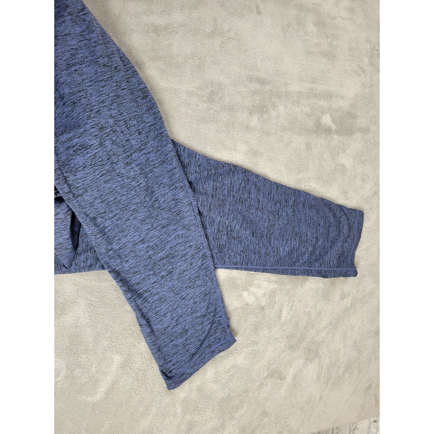 Cuddl Duds Women Pants XXL Crop Jogger Stretchy Activewear Blue Heather Exercise