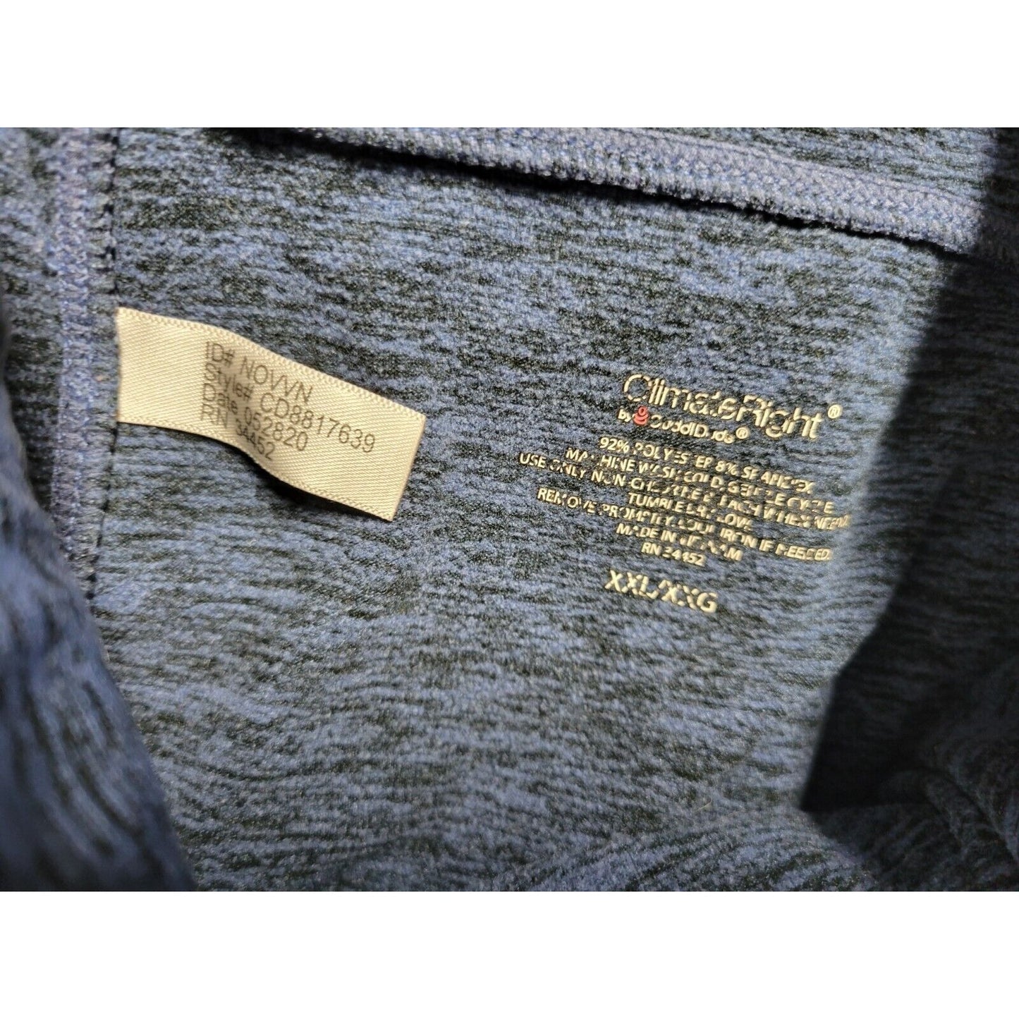 Cuddl Duds Women Pants XXL Crop Jogger Stretchy Activewear Blue Heather Exercise