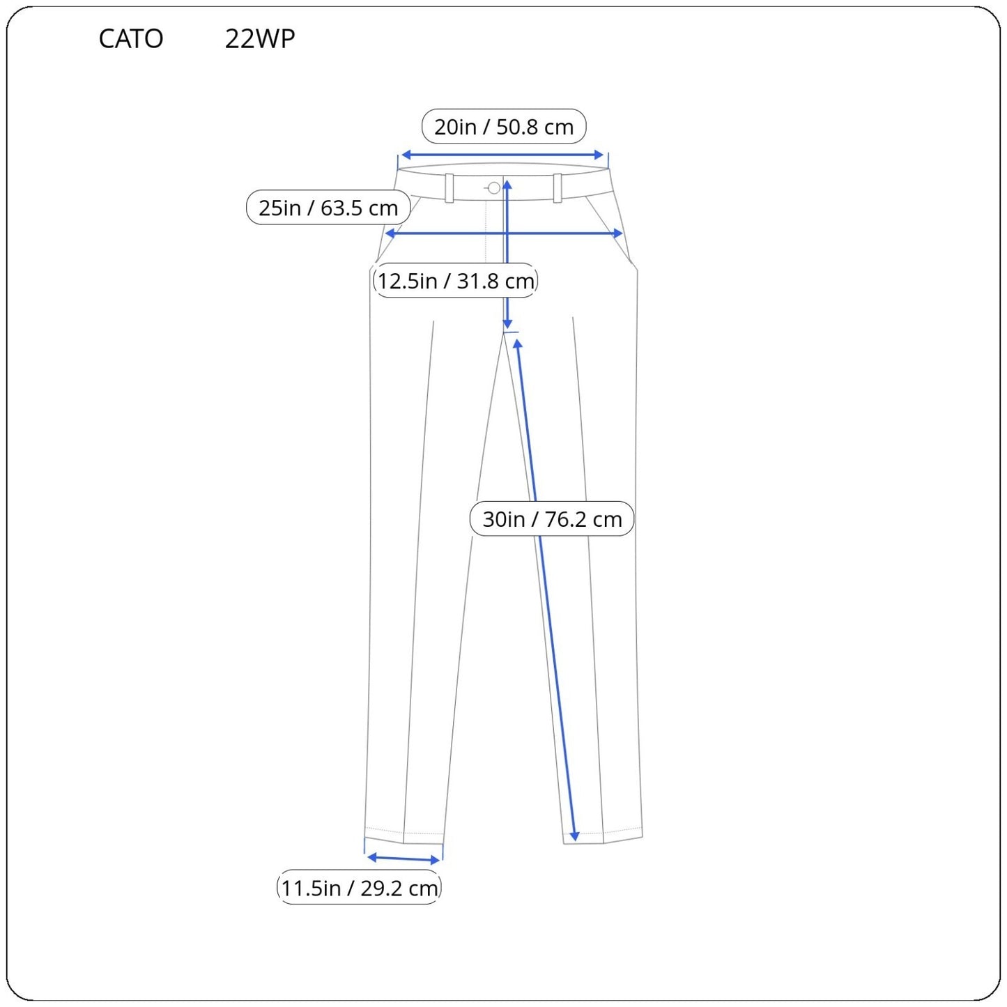 Cato Women Pants 22WP Petite Plus Wide Leg Gray Poly Blend Zip Fly Slash Pockets