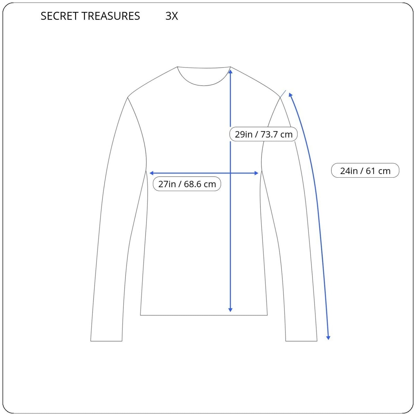 Secret Treasures Women Pajama Top 3X Pink Polar Bear I Love Snow Days Loungewear