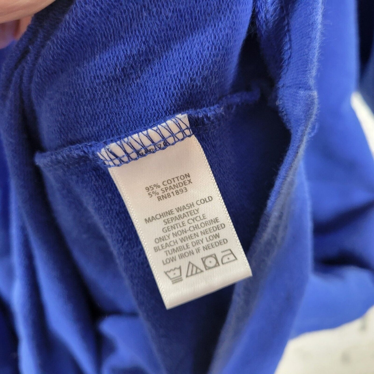 Denim Co Womens Dress Extra Large XL Mini Sweatshirt Coverup Pockets Blue Comfy